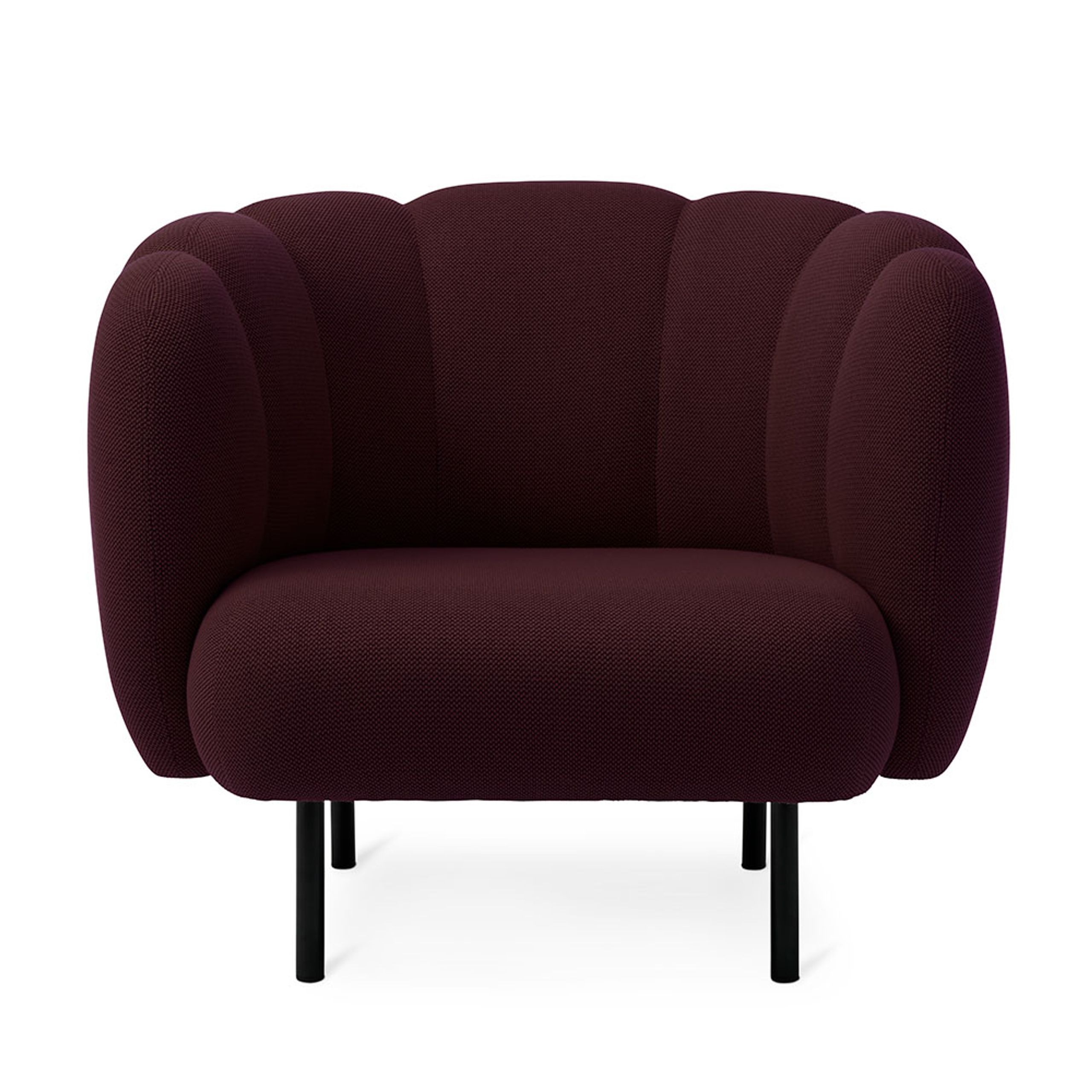 Warm Nordic - Armchair - Cape Stitch Lounge Chair - Merit 040 (Burgundy)