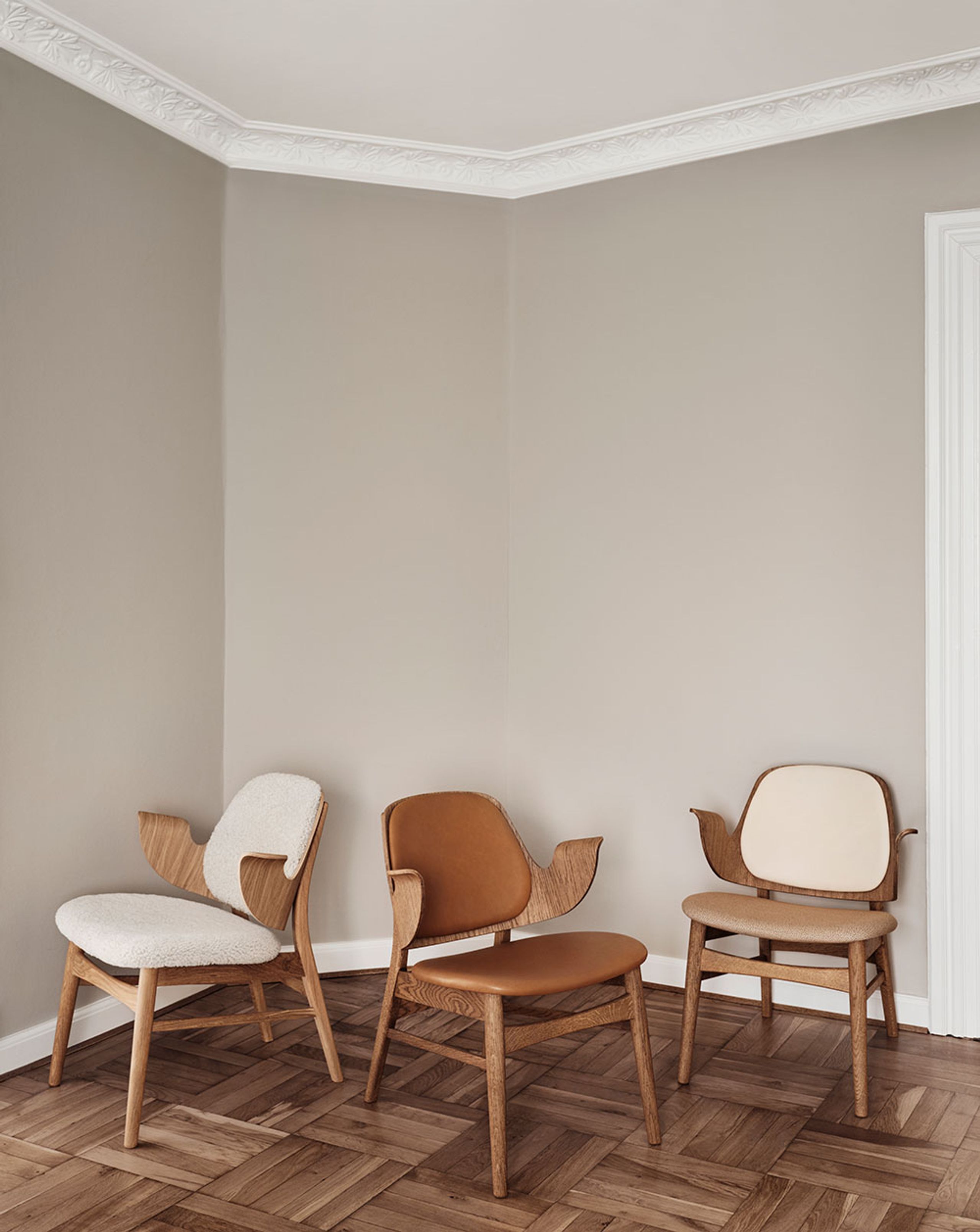 Warm Nordic - Armchair - Gesture Lounge Chair / Teak Oiled Oak - Solid Oak