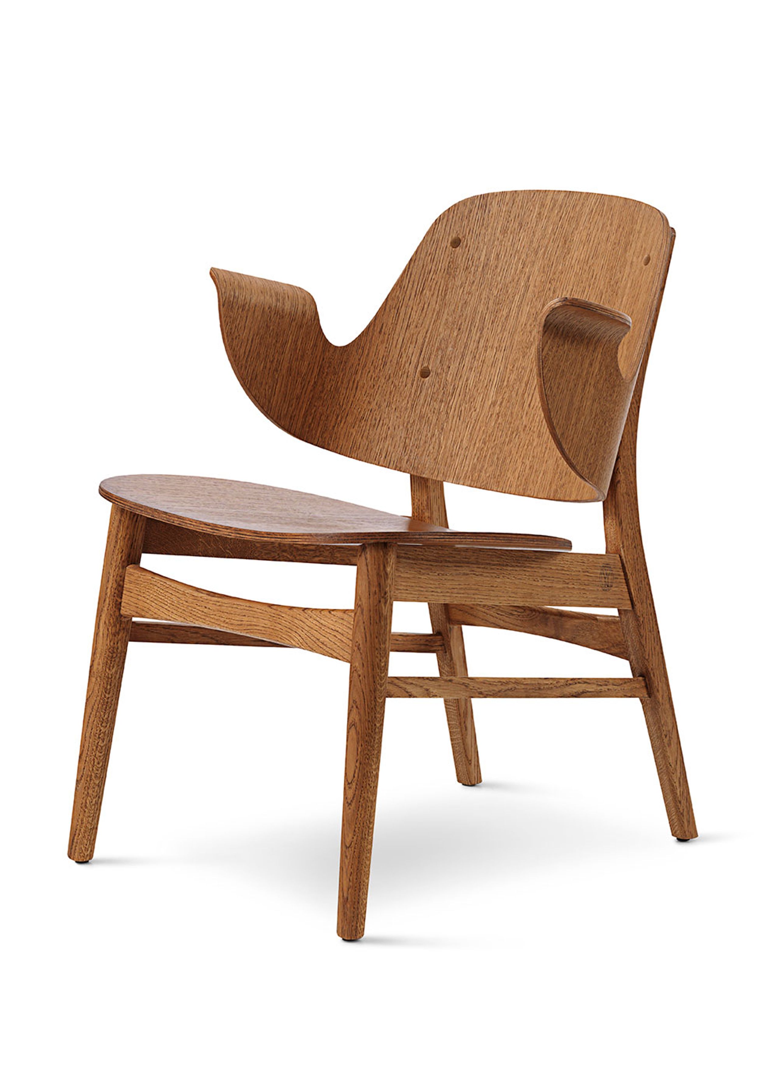 Warm Nordic - Armchair - Gesture Lounge Chair / Teak Oiled Oak - Solid Oak