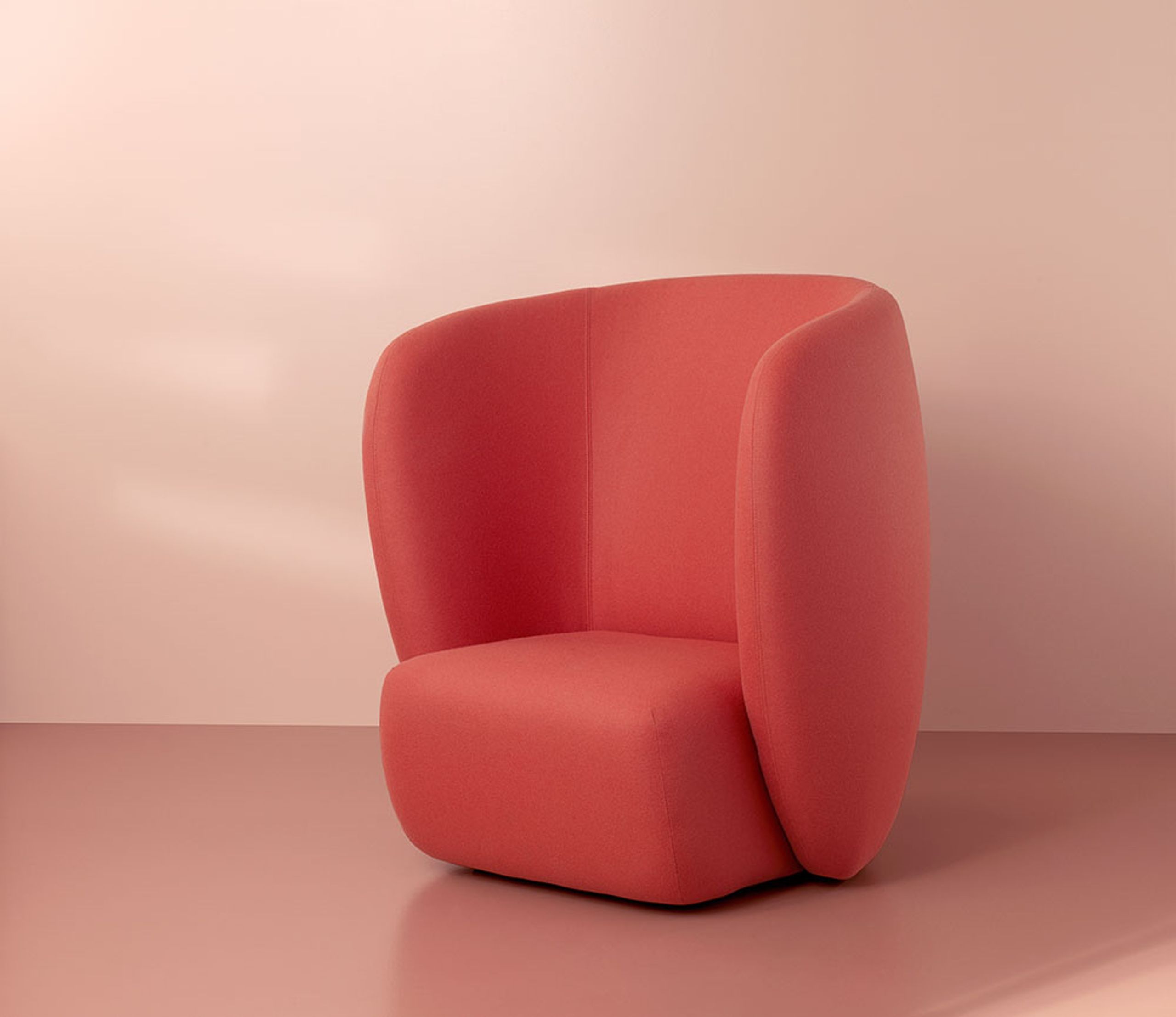 Warm Nordic - Kreslo - Haven Lounge Chair - Sprinkles 694 (Eggplant)