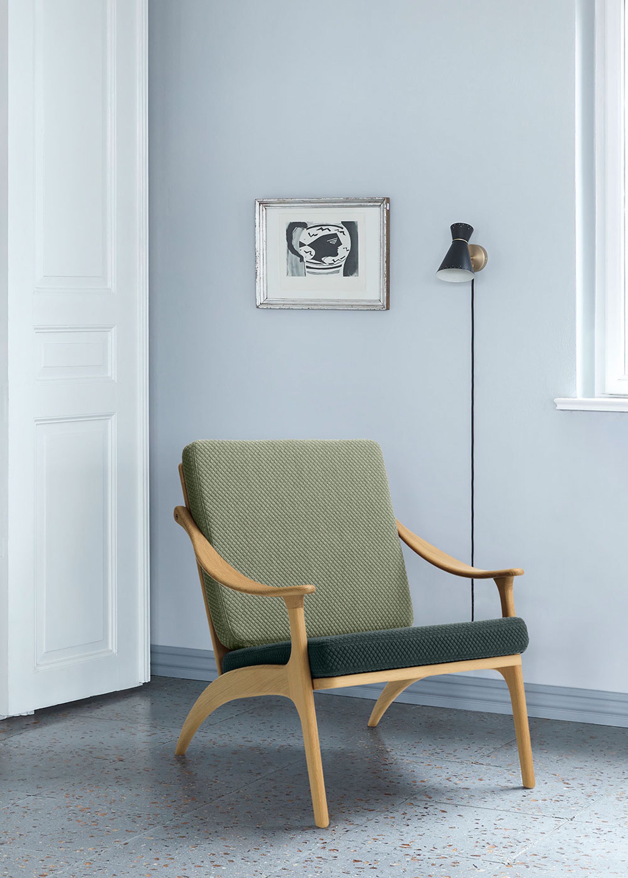 Warm Nordic - Fotel - Lean Back Chair - Nabuk Leather (Terra)