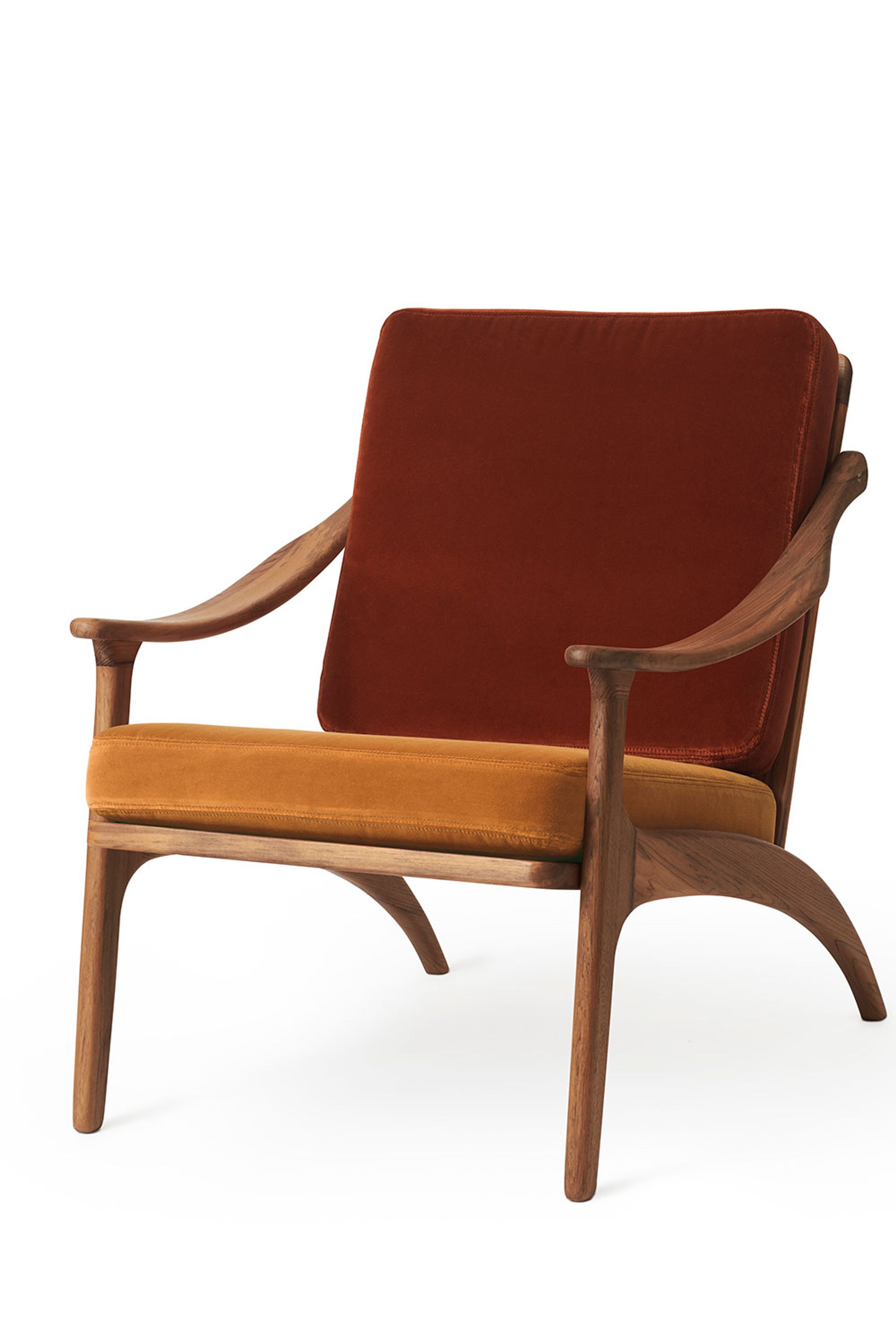 Warm Nordic - Nojatuoli - Lean Back Chair - Ritz 3701 (Brick Red) / Ritz 1688 (Amber)
