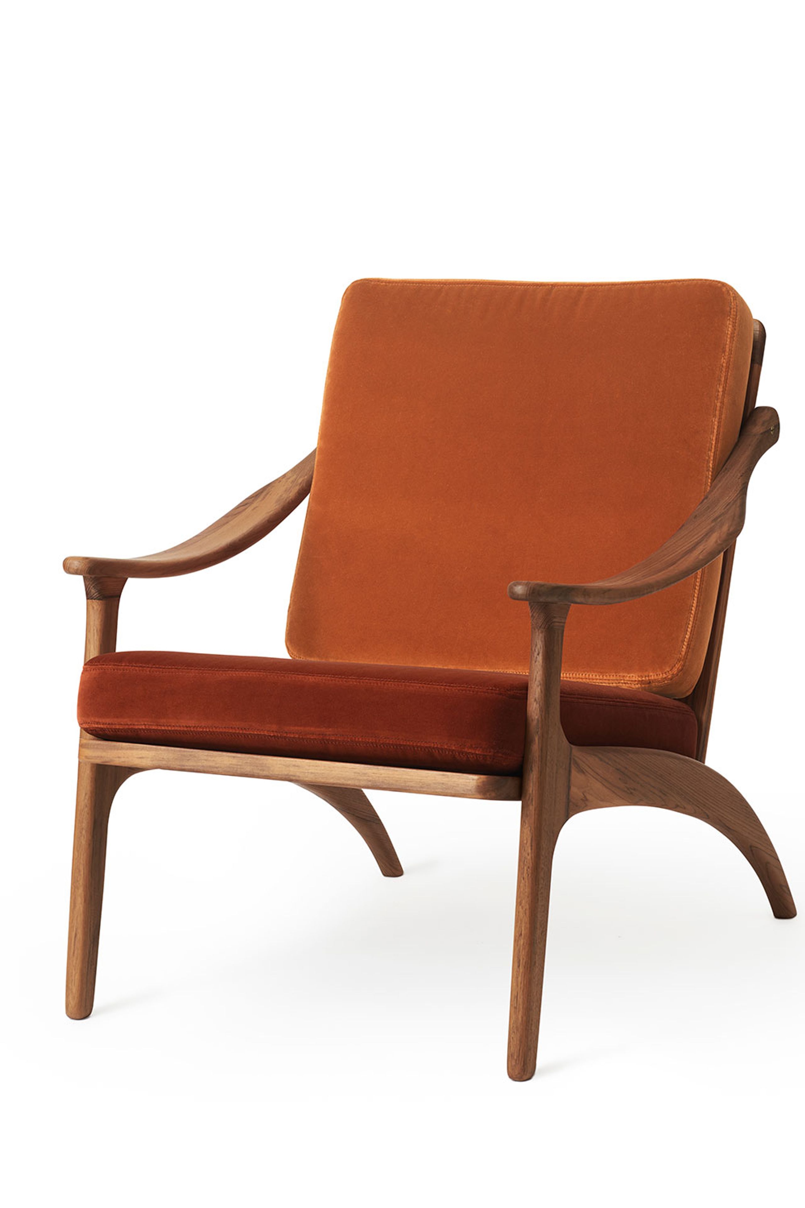 Warm Nordic - Armchair - Lean Back Chair - Ritz 3701 (Brick Red) / Ritz 8008 (Rusty Rose)