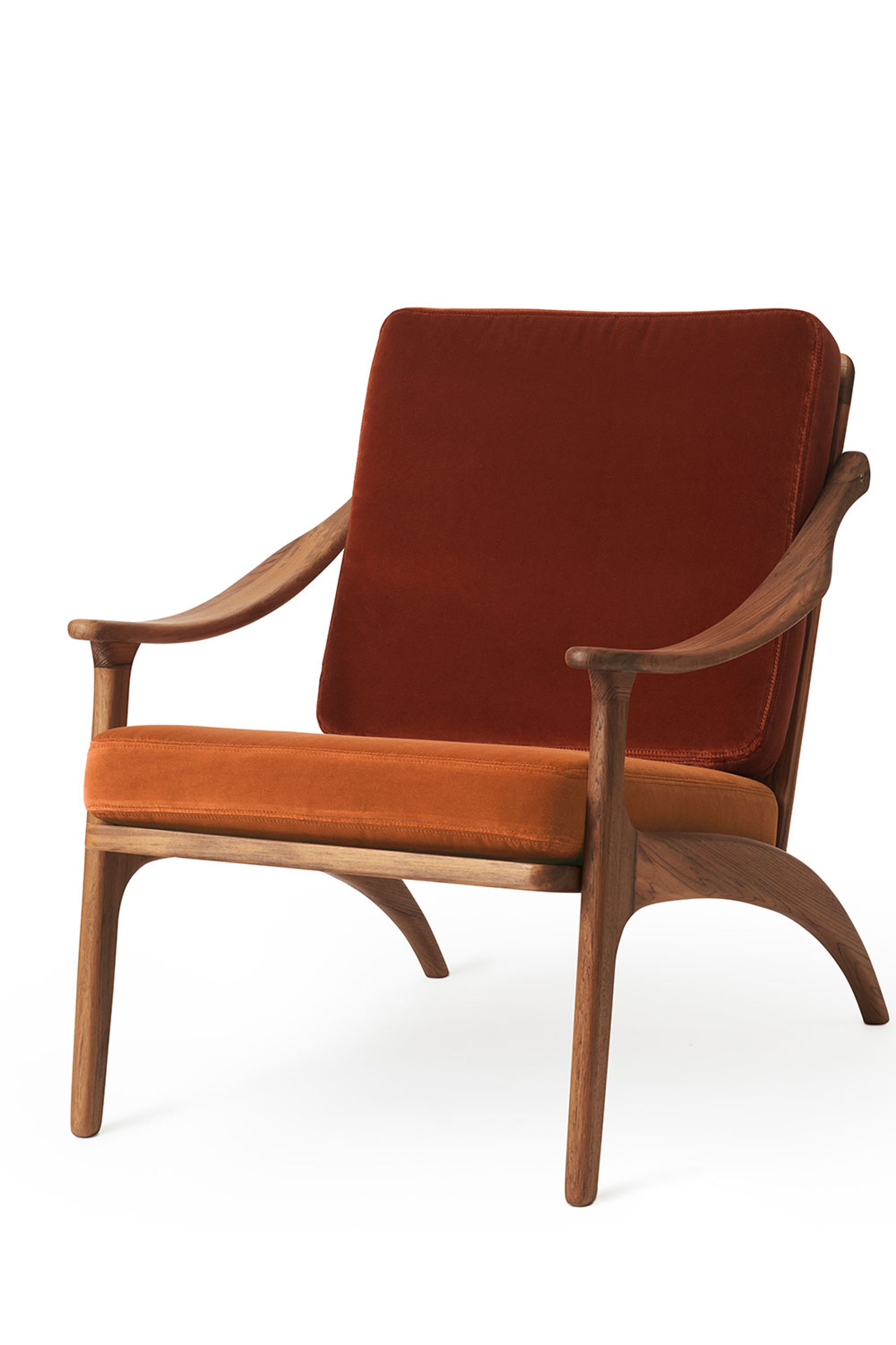 Warm Nordic - Křeslo - Lean Back Chair - Ritz 8008 (Rusty Rose) / Ritz 3701 (Brick Red)