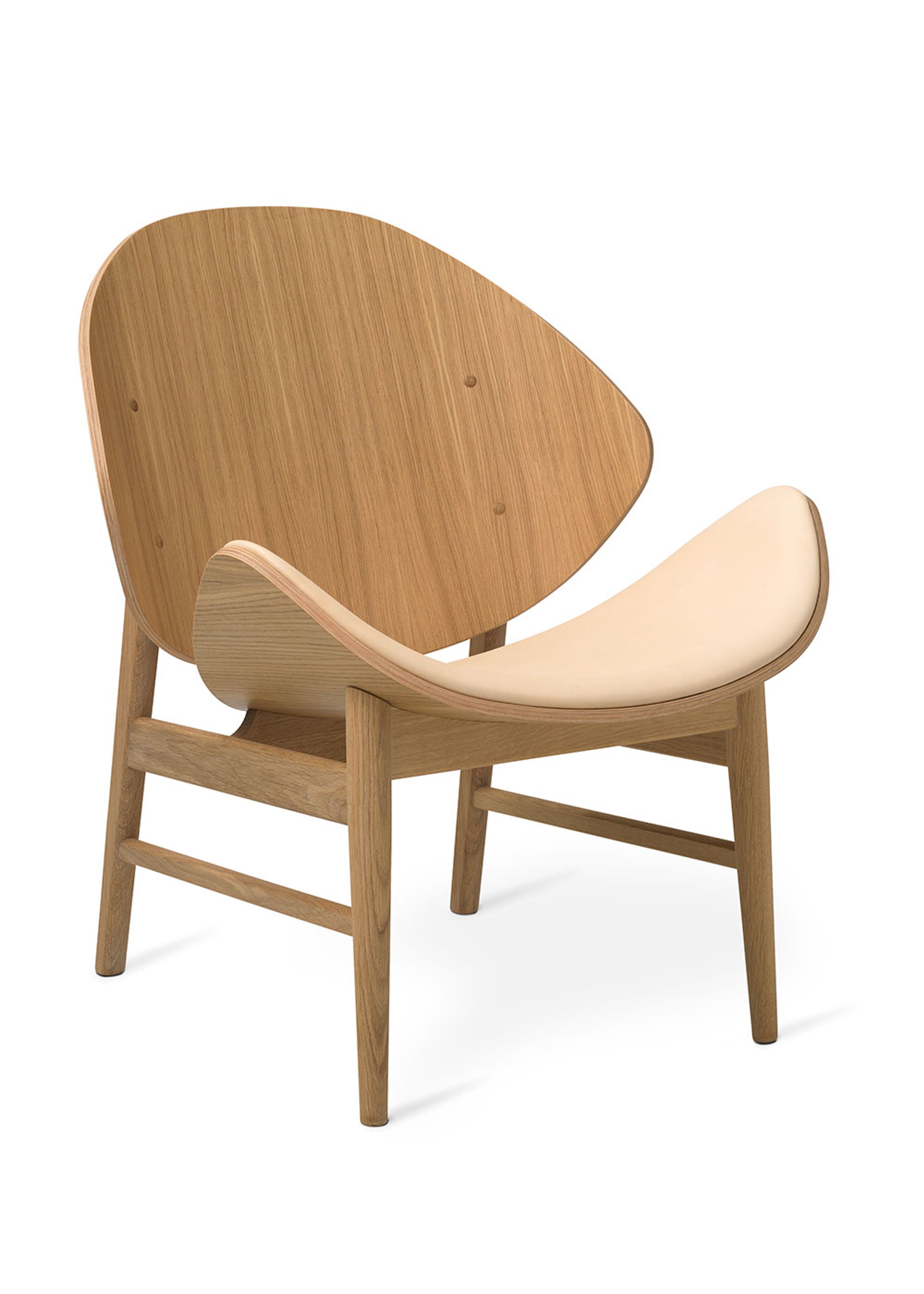 Warm Nordic - Poltrona - The Orange / White Oiled Oak - Vegetal 090 (Nature)