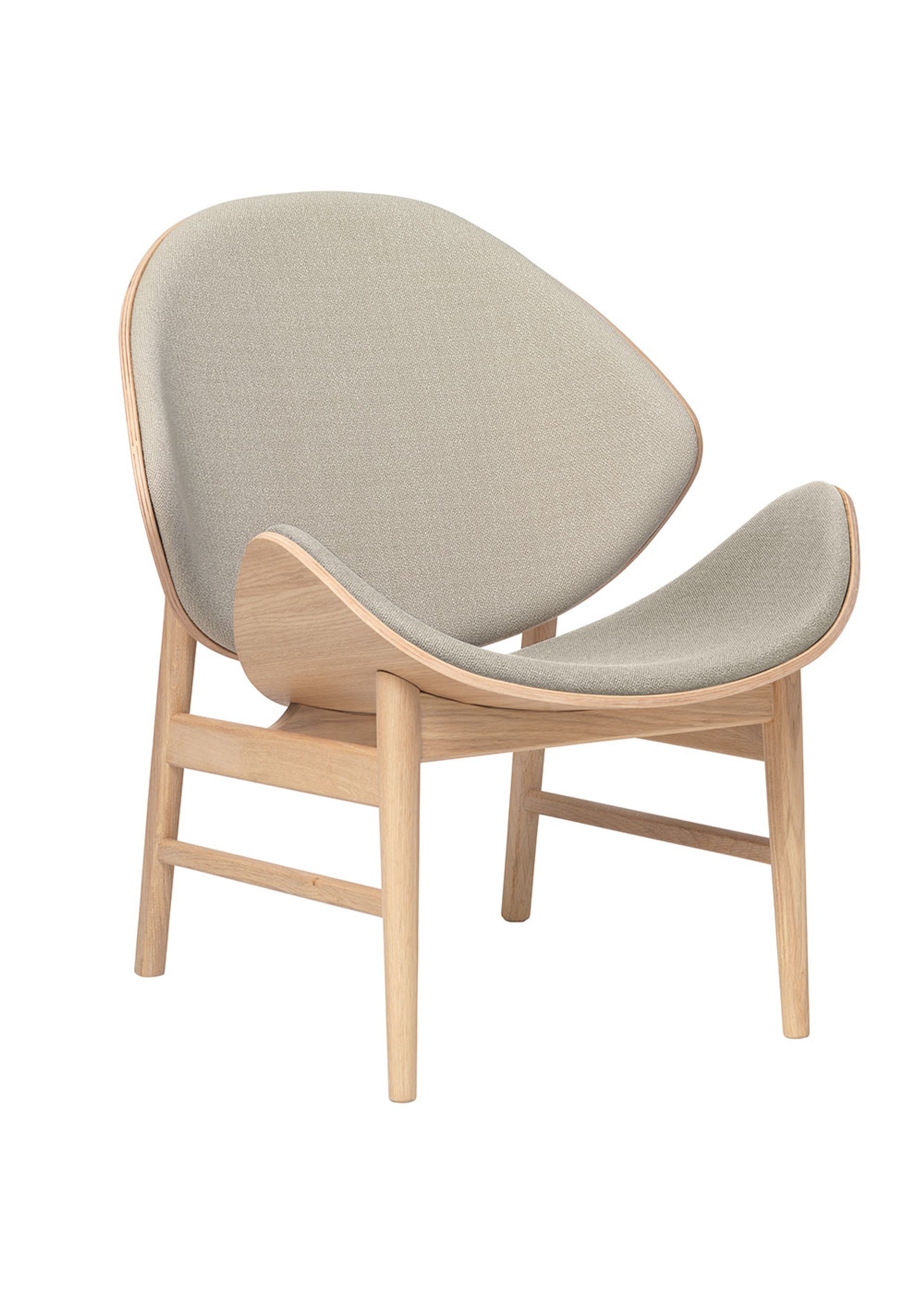 Warm Nordic - Fauteuil - The Orange / White Oiled Oak - Vidar 222 (Grey)