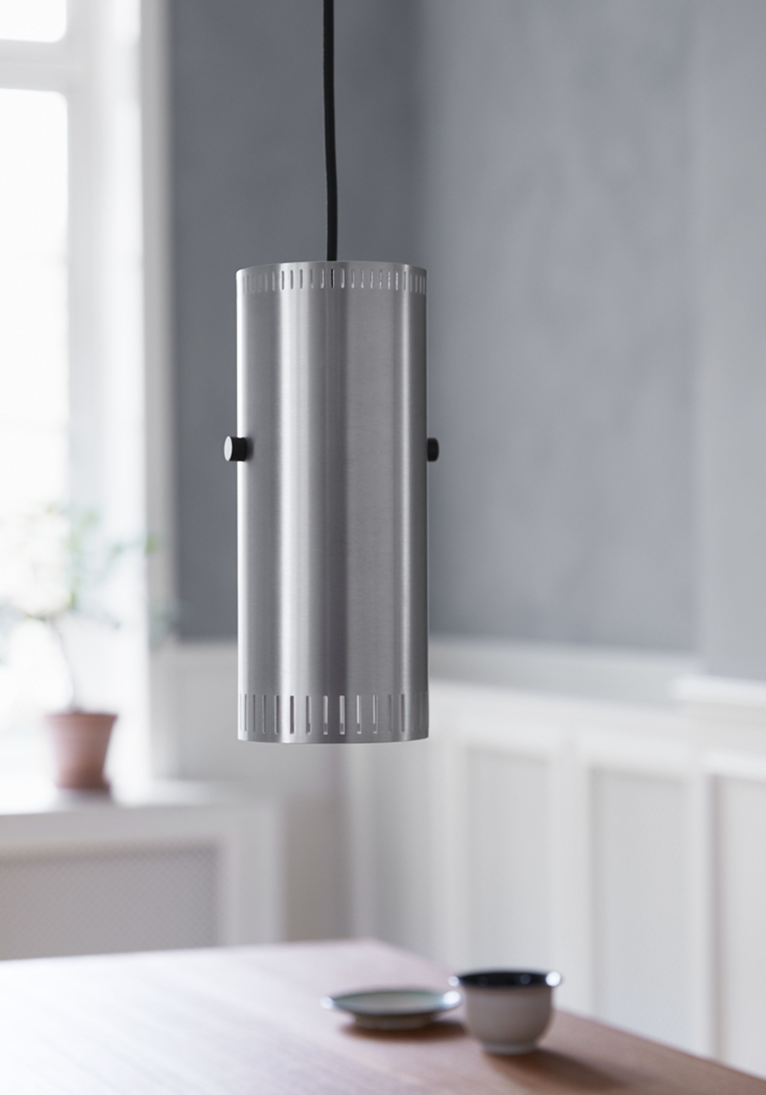 Warm Nordic - Lampe - Trombone Cylinder - Aluminium