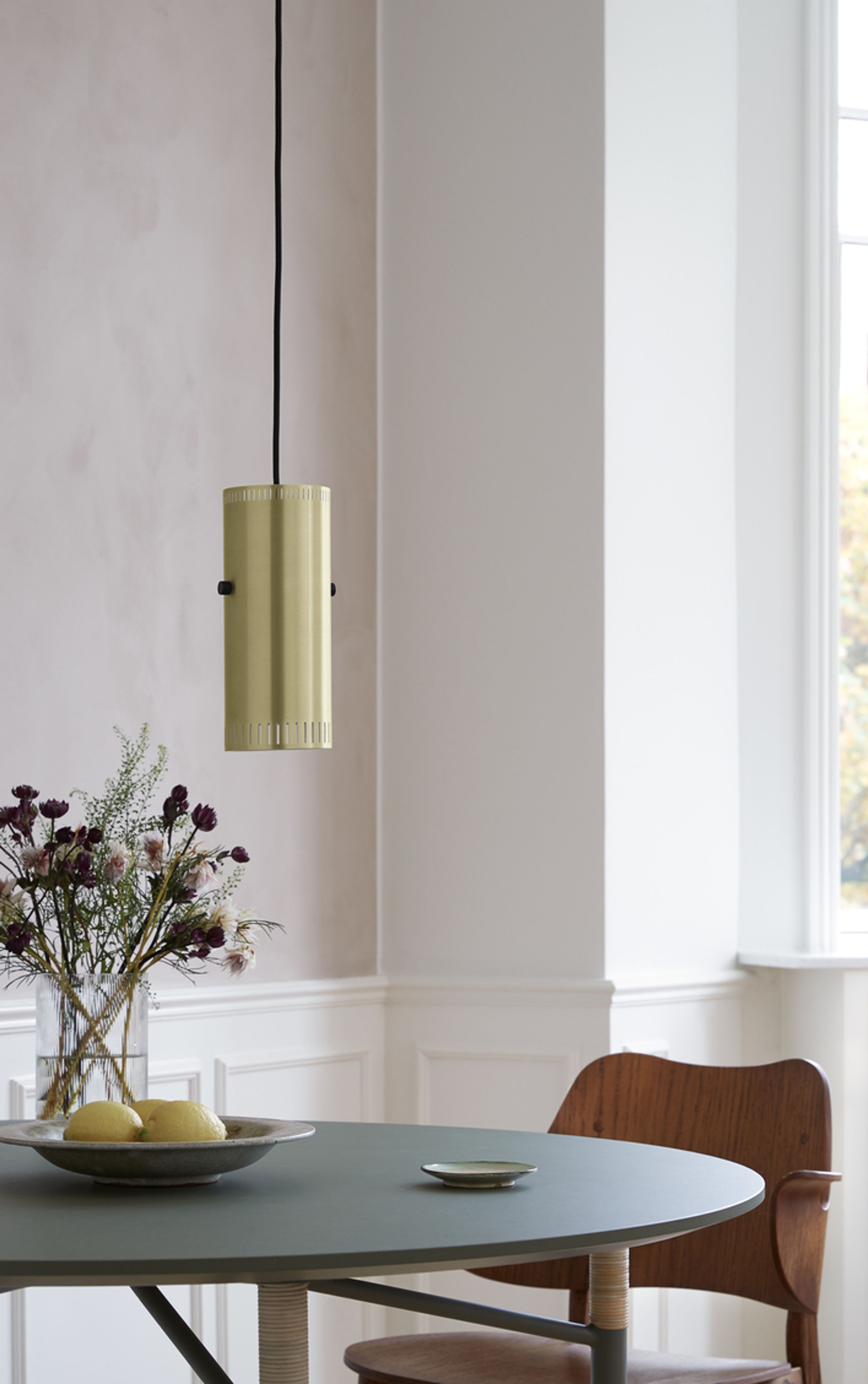 Warm Nordic - Lamp - Trombone Cylinder - Brass