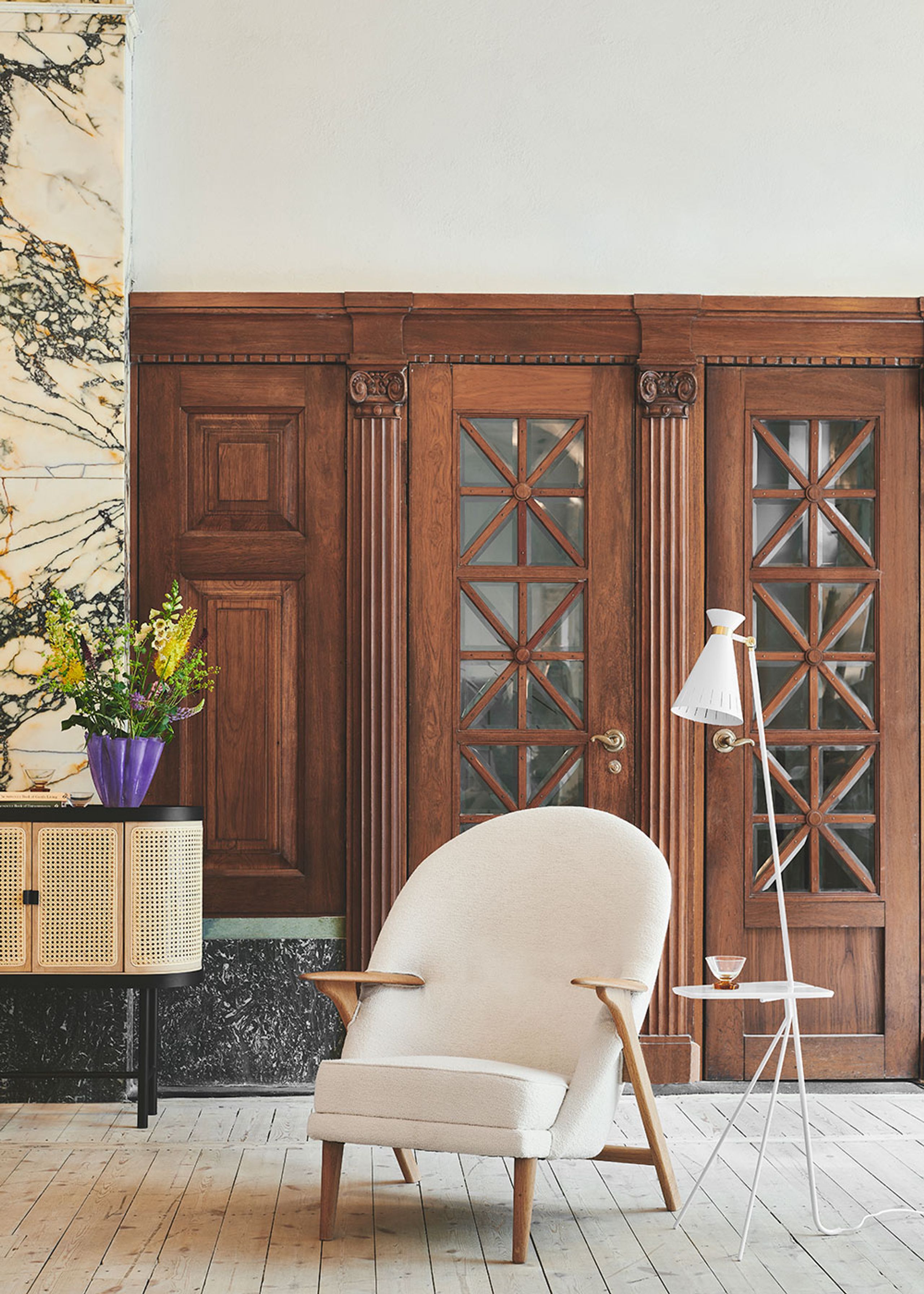 Warm Nordic - Loungesessel - Wingman Lounge Chair - Barnum 02 (Sandy)