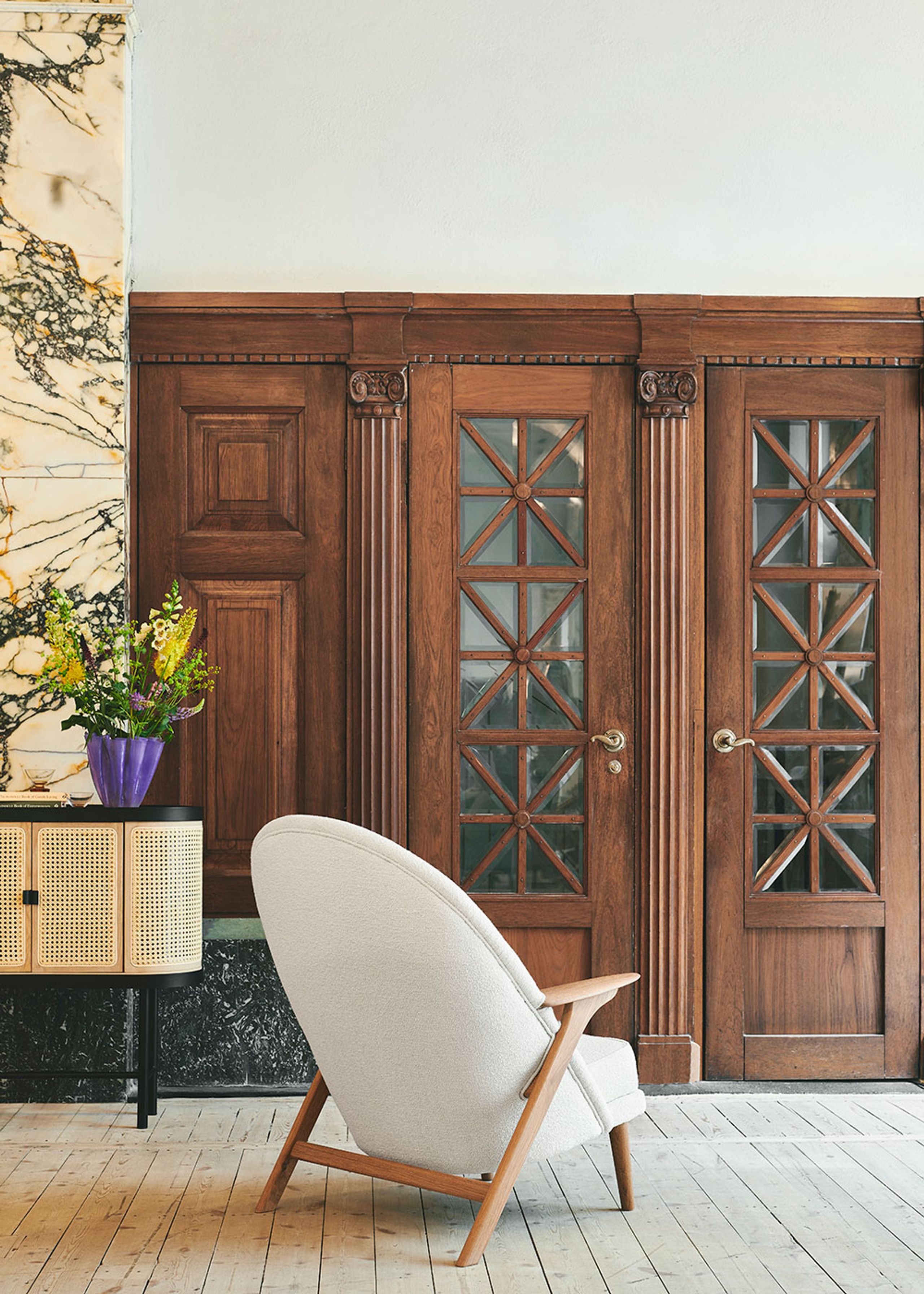 Warm Nordic - Loungesessel - Wingman Lounge Chair - Barnum 02 (Sandy)