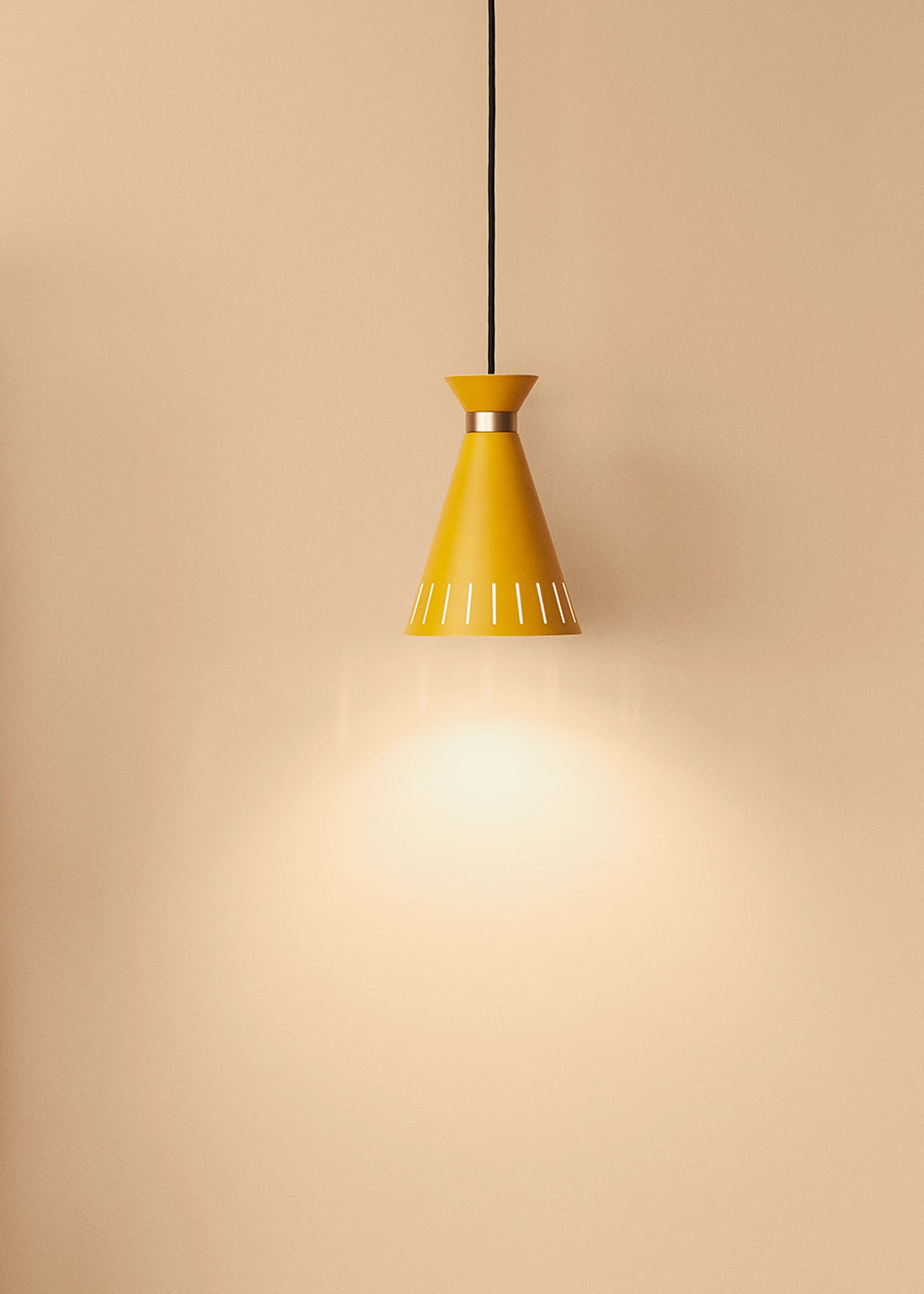 Warm Nordic - Pendulum - Cone / Pendant - Honey Yellow