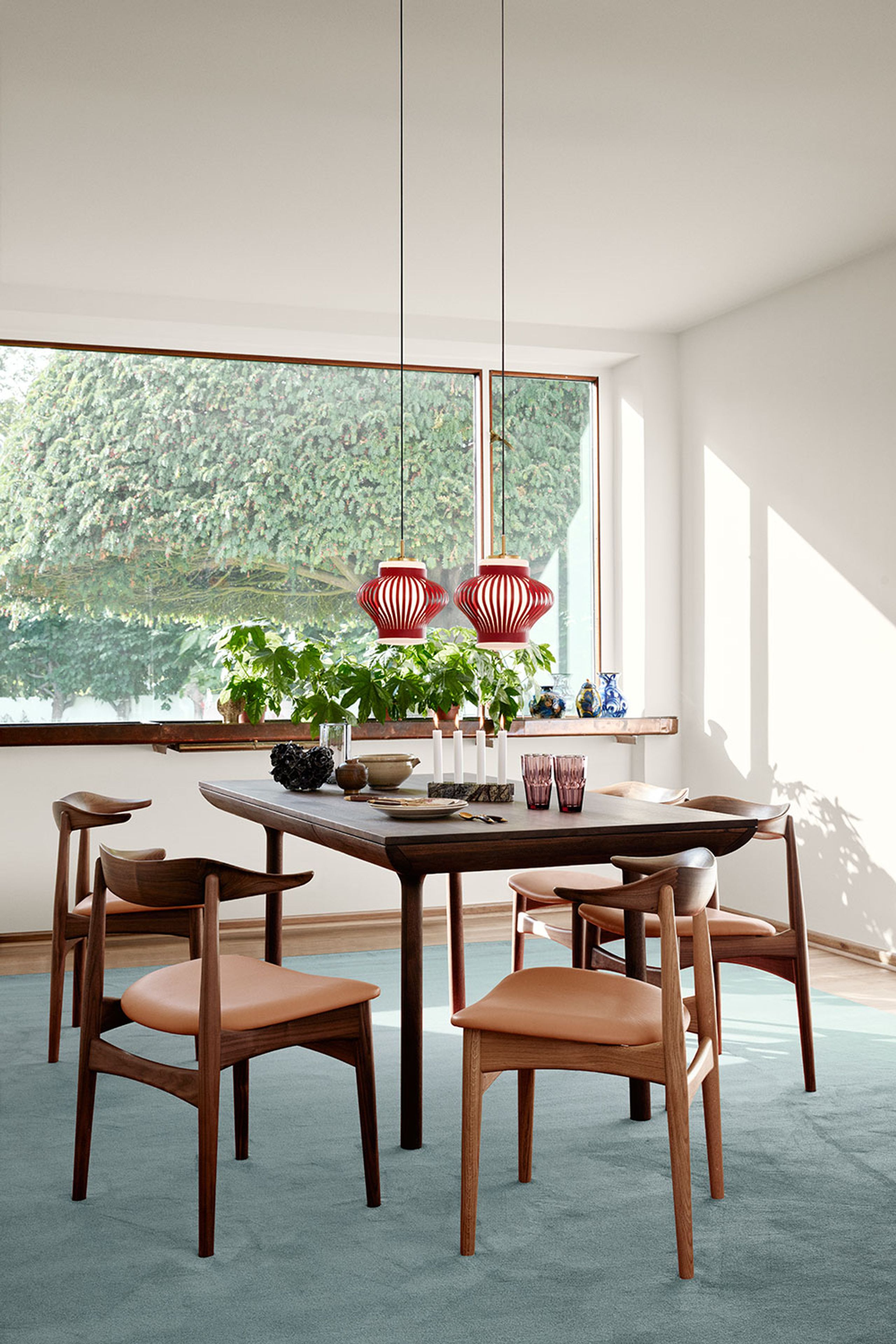 Warm Nordic - Pendel - Opal Lamella - Red Grape