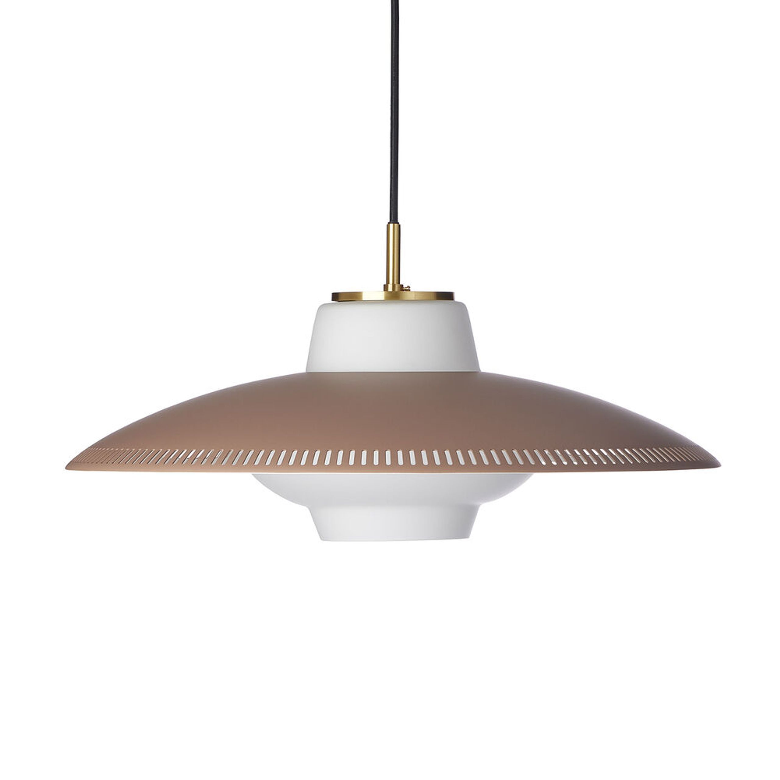 Warm Nordic - Lampa wisząca - Opal Shade - Hazel brown