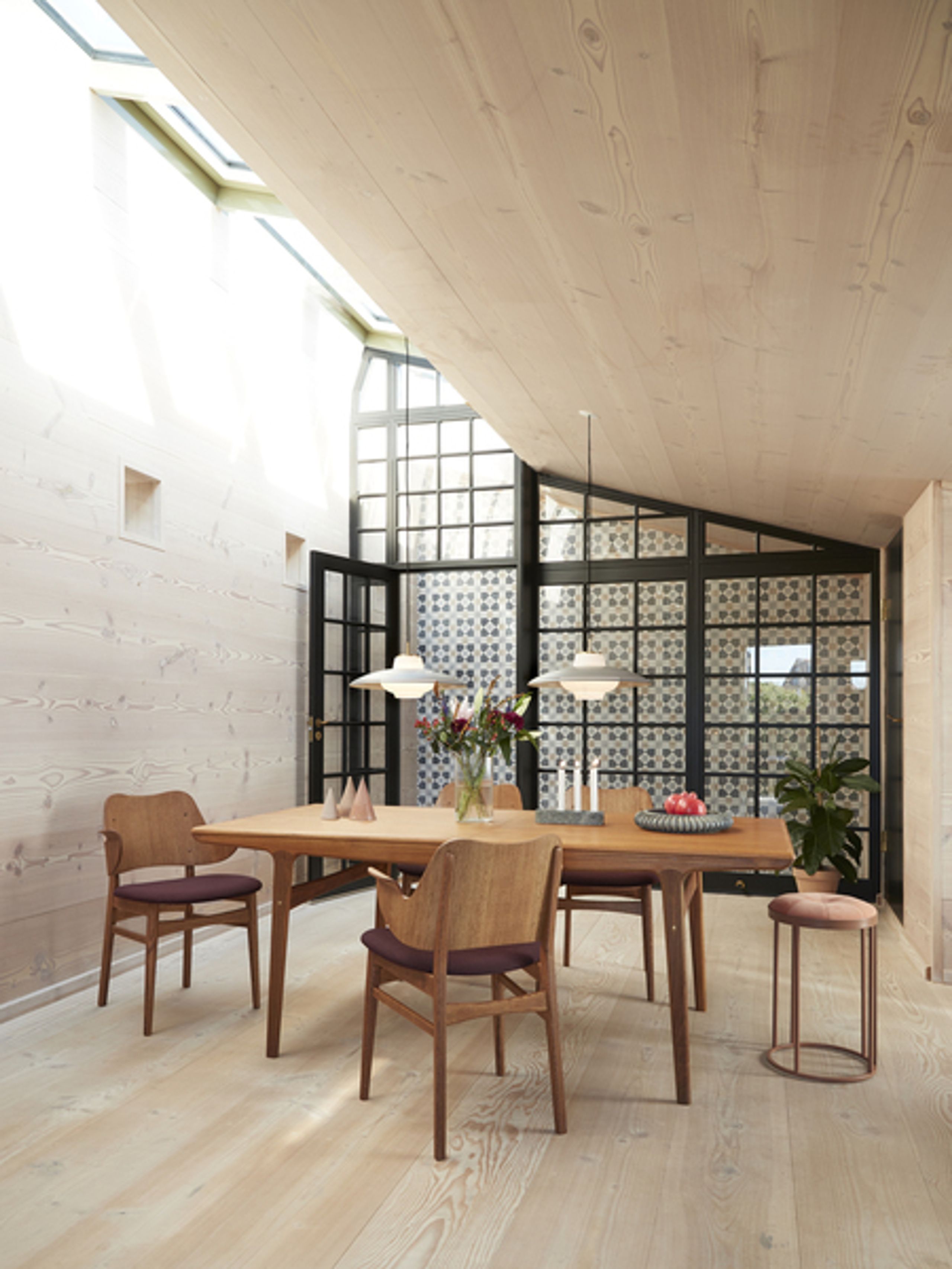 Warm Nordic - Pendant Lamp - Opal Shade - Snow White