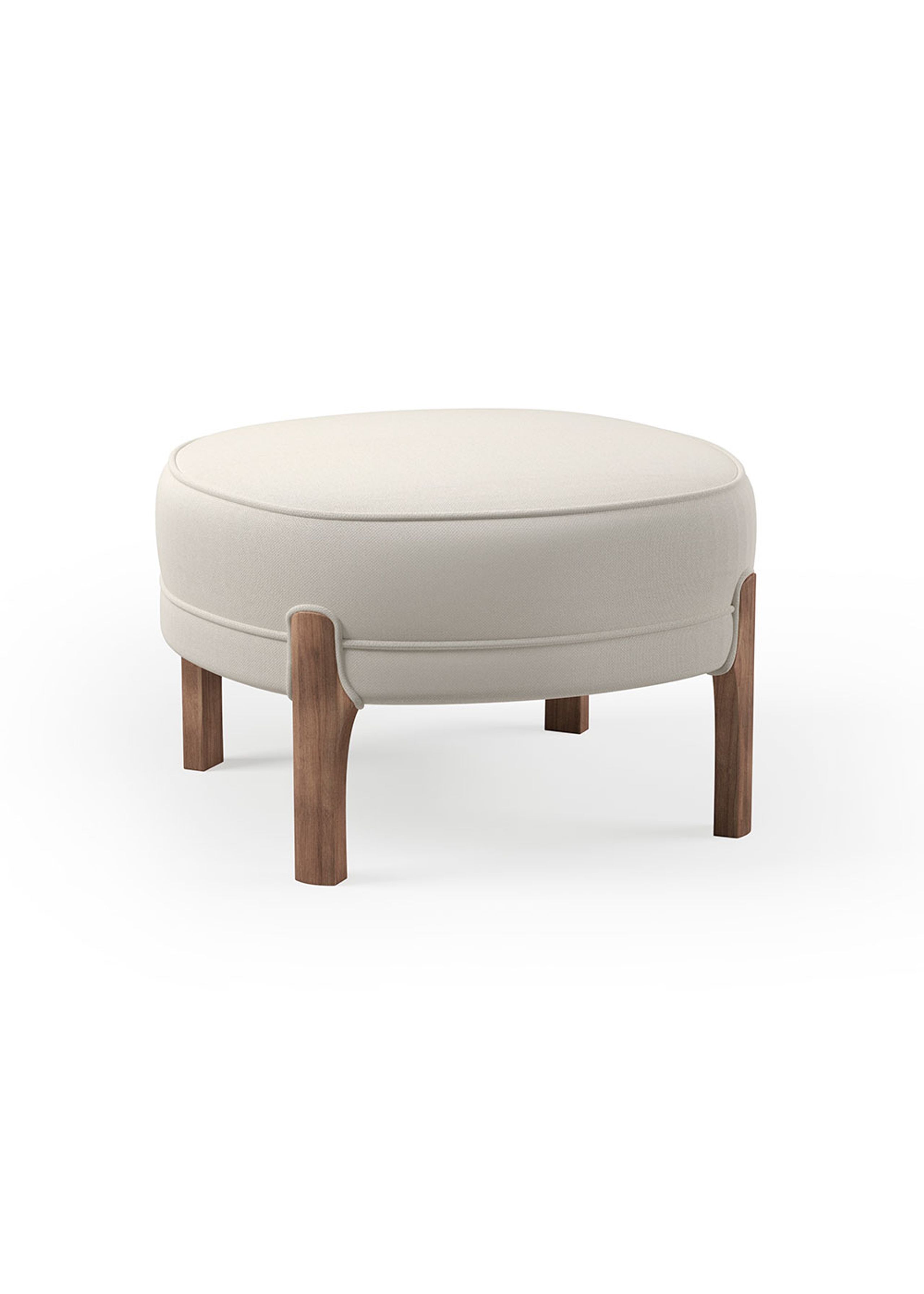Warm Nordic - Pouf - Cocktail Pouf - Select 60005 (White)