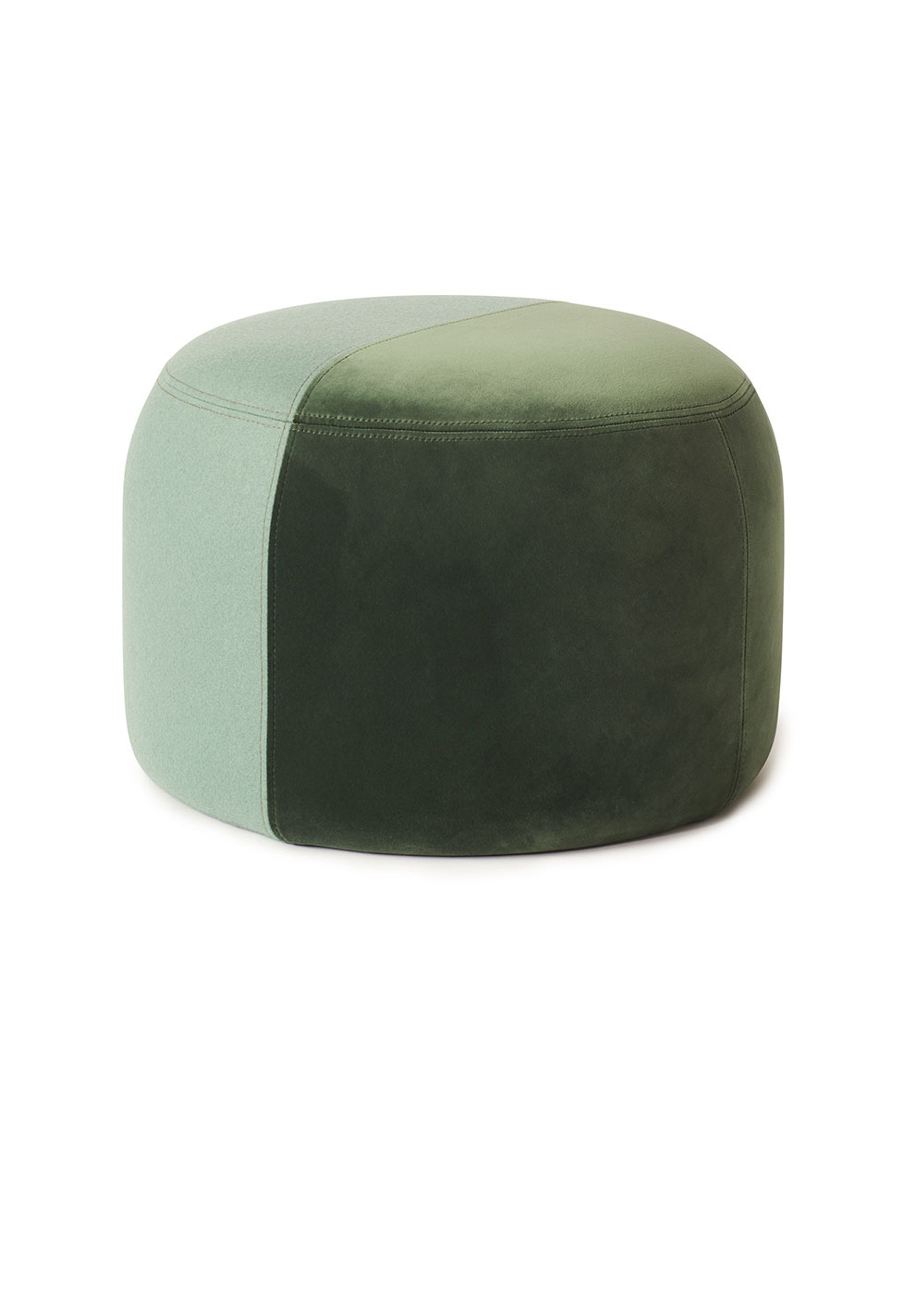 Warm Nordic - Pouf - Dainty Pouf - Hero 931 (Jade) / Ritz 6381 (Forest Green)
