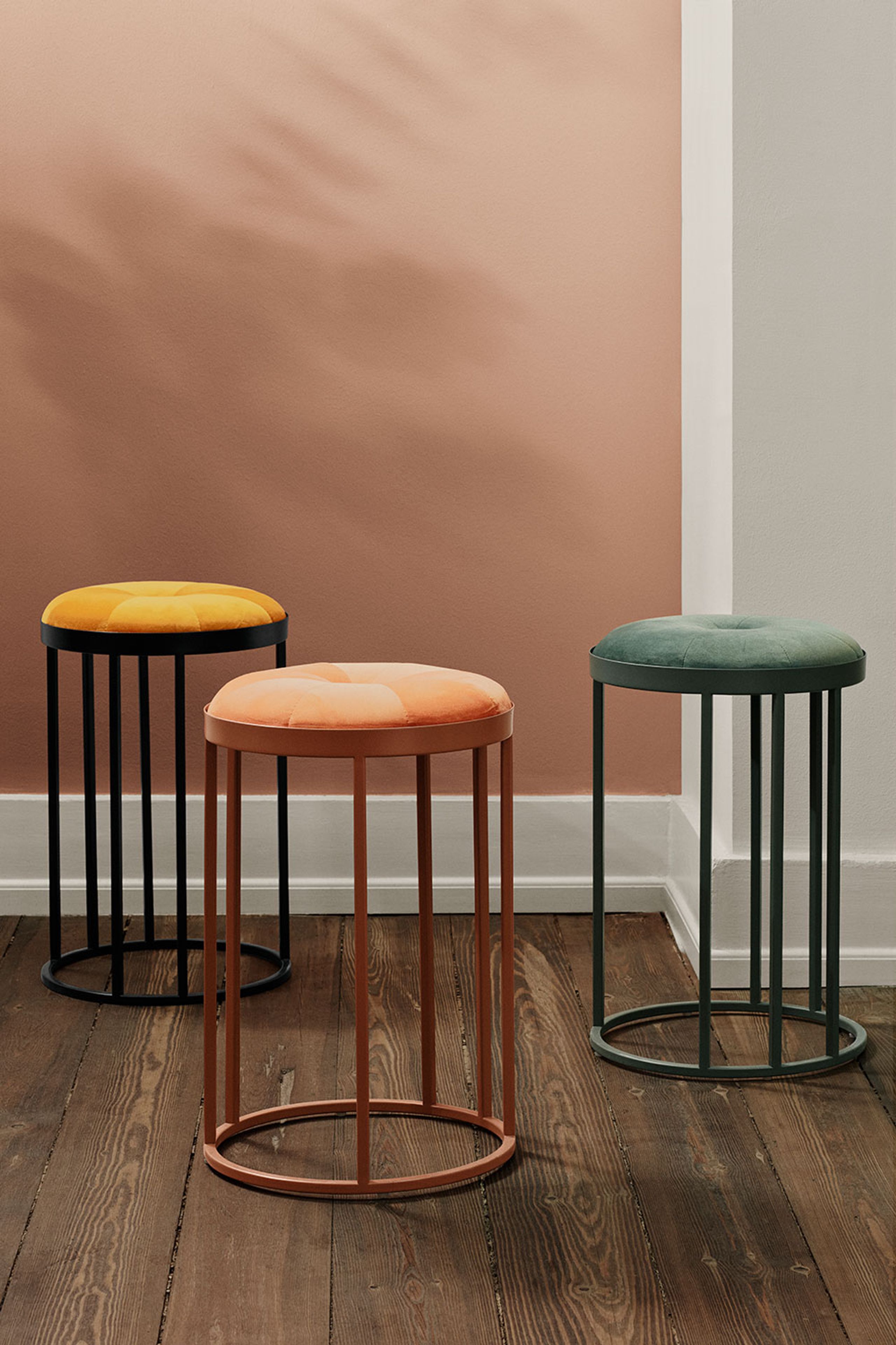 Warm Nordic - Stool - Daisy Stool - Rusty Rose