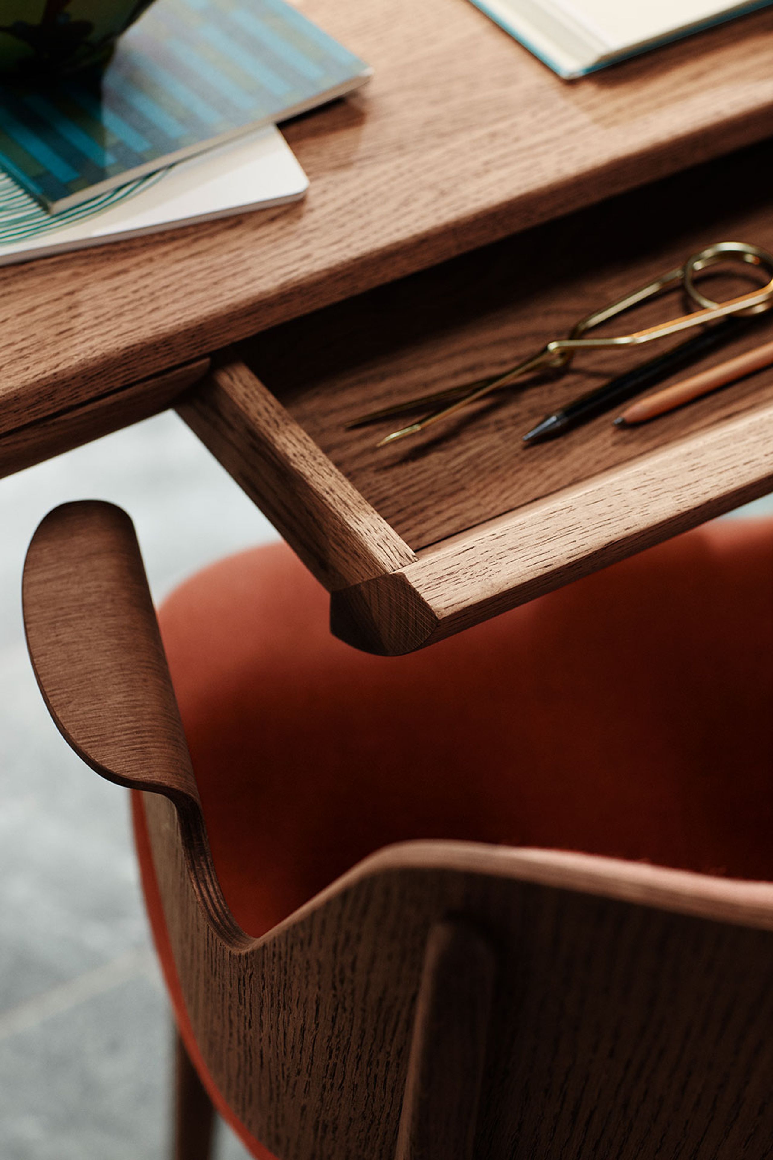 Warm Nordic - Skrivebord - Rúna Table / 130 - Teak Oiled Oak