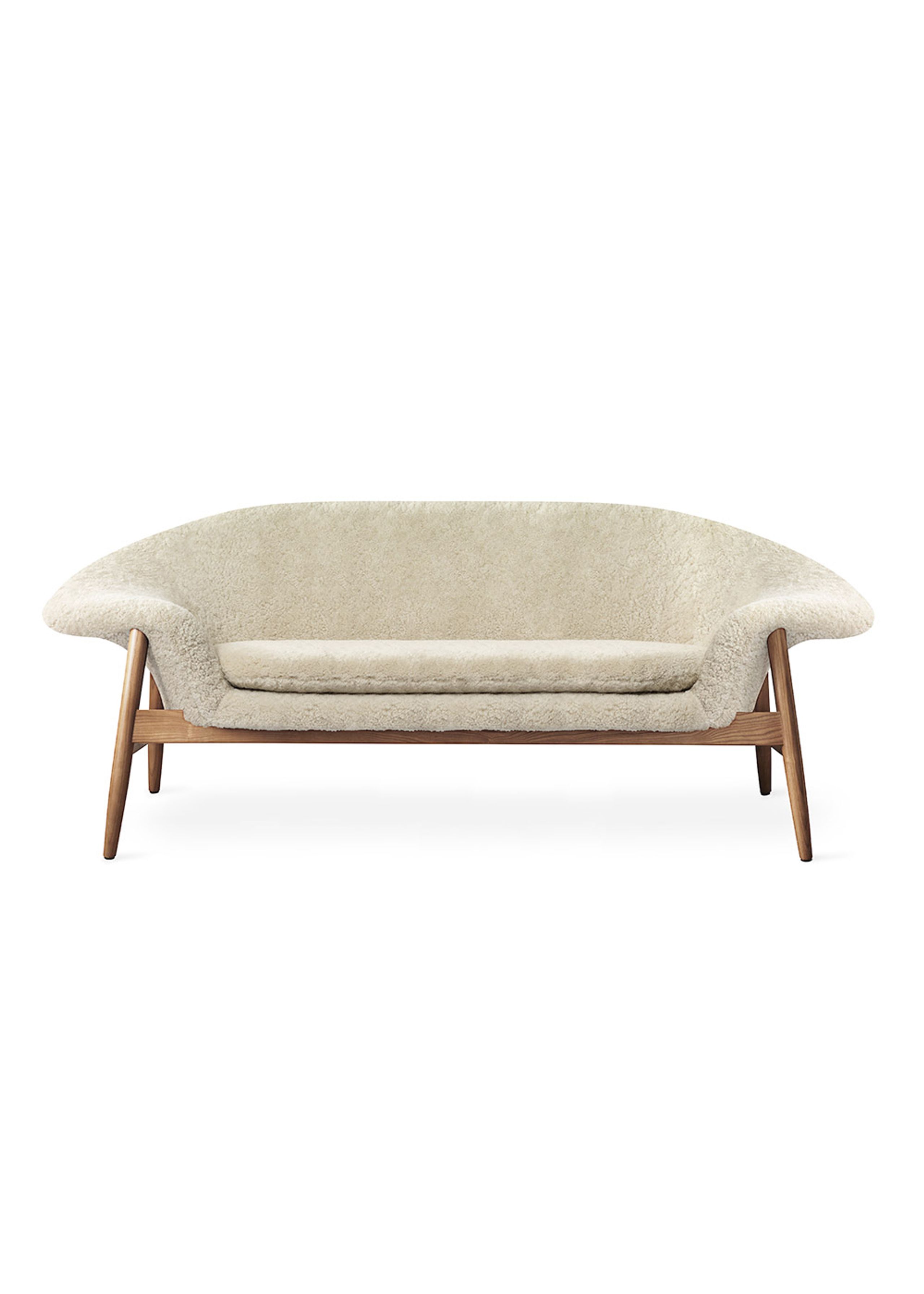 Warm Nordic - Couch - Fried Egg Sofa / Oiled Oak - Sheepskin (Moonlight)