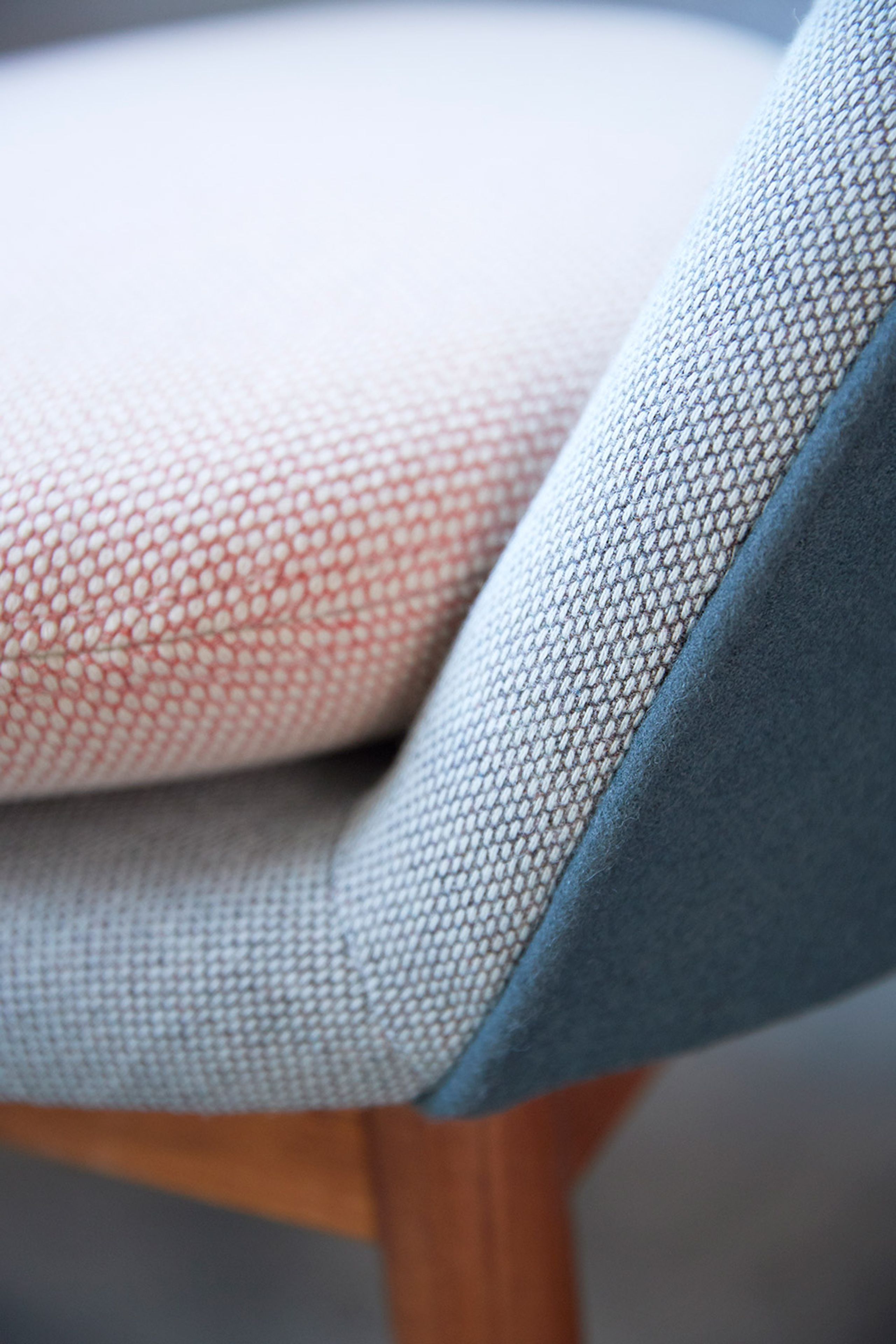 Warm Nordic - Sofa - Fried Egg Sofa / Oiled Teak - Sheepskin (Moonlight)