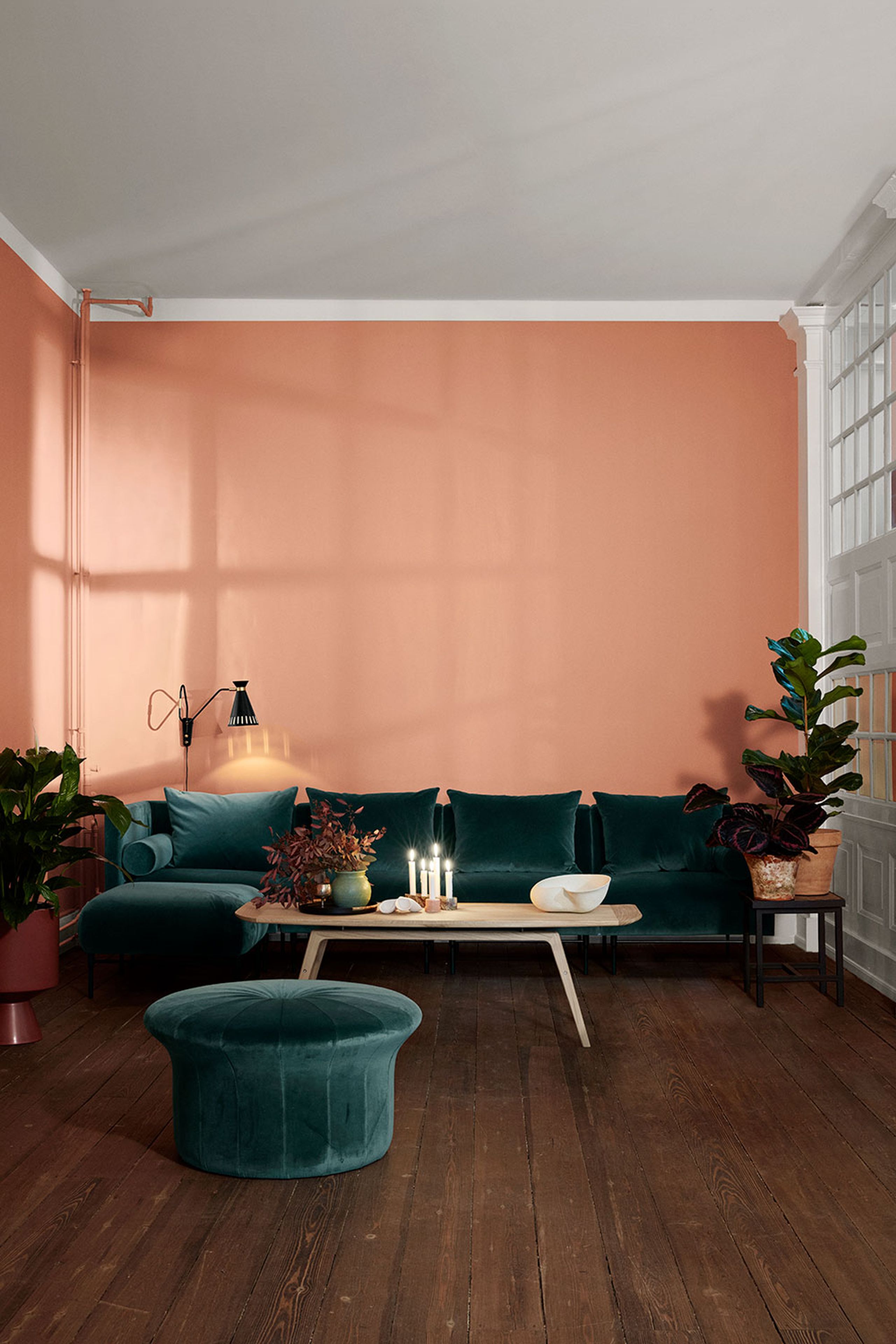 Warm Nordic - Sofá de 2 pessoas - Galore Sofa - Canvas 614 (Pale Rose)