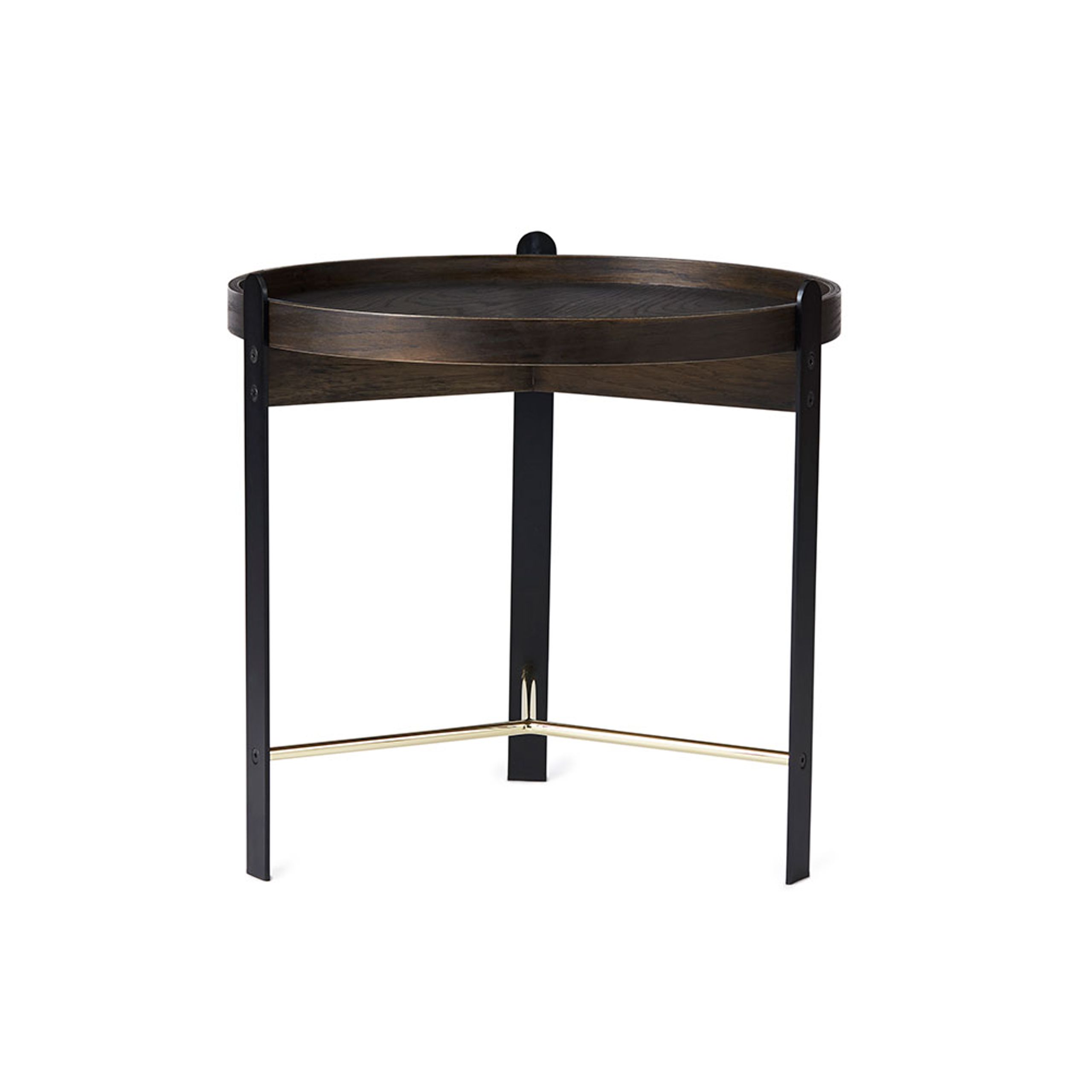 Warm Nordic - Coffee table - Compose Table - Small - Smoked Oak / Brass