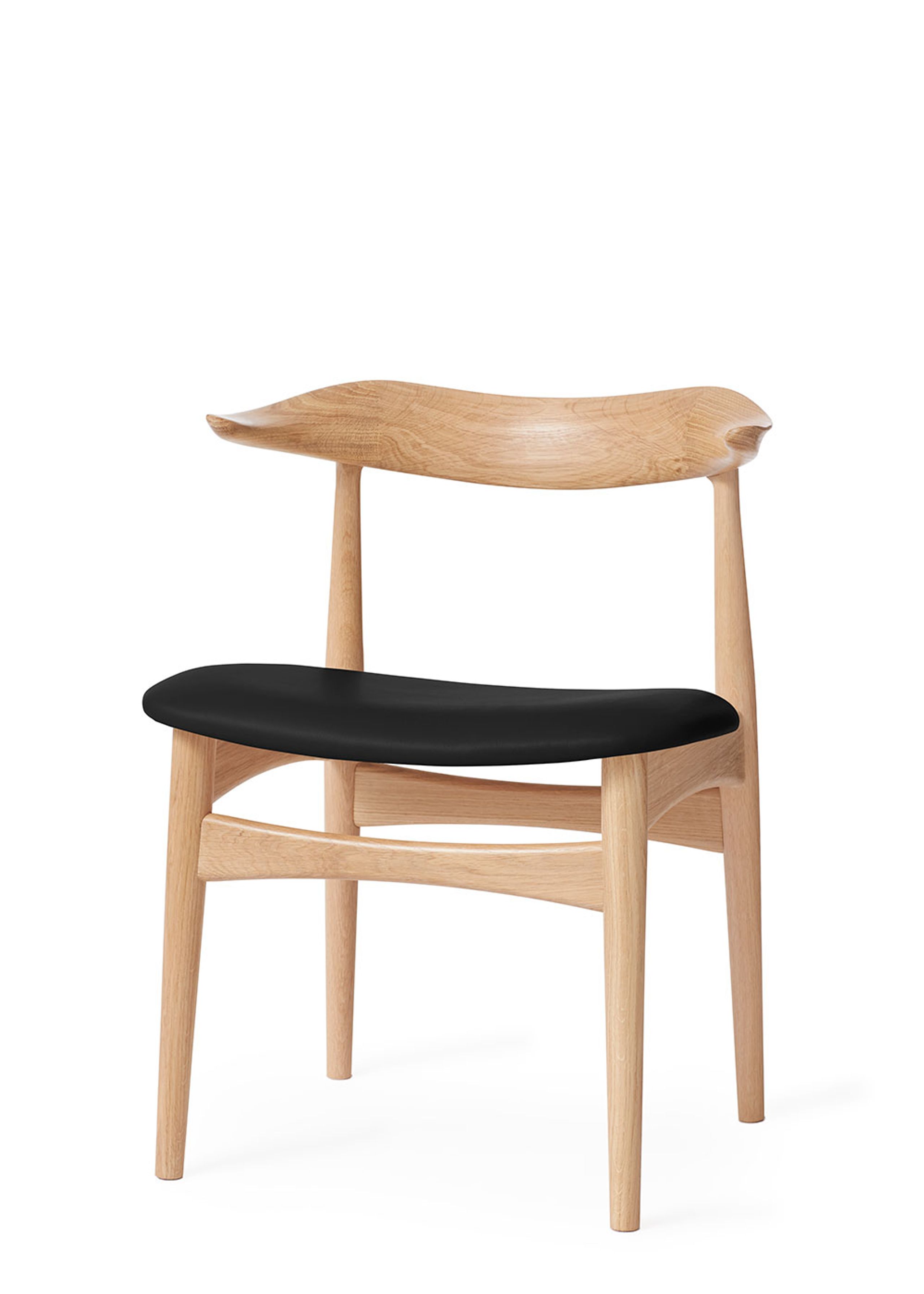 Warm Nordic - Stoel - Cow Horn Chair - Prescott 207 (Black)