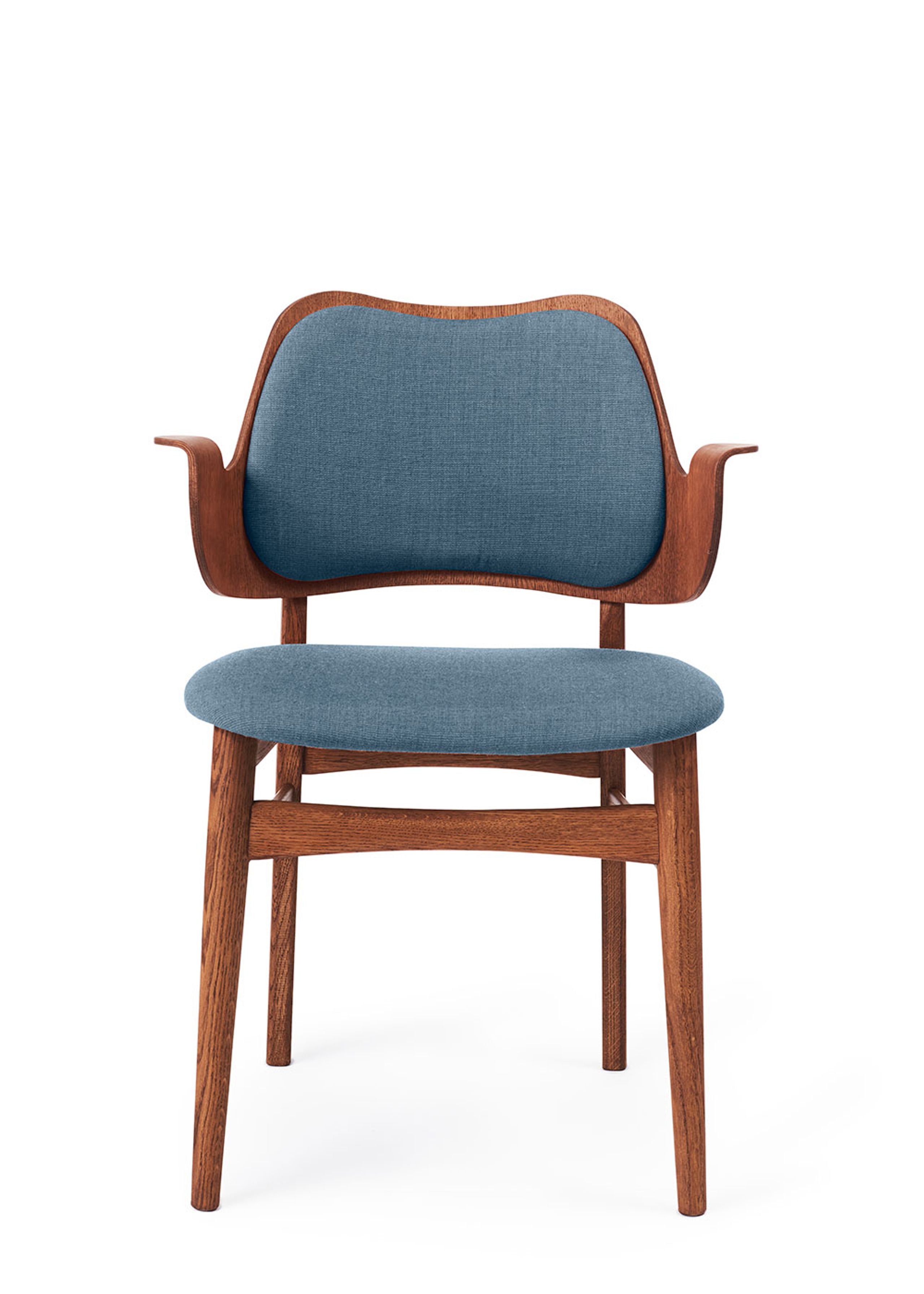 Warm Nordic - Chair - Gesture Chair / Teak Oiled Oak - Canvas 734 (Denim Blue)