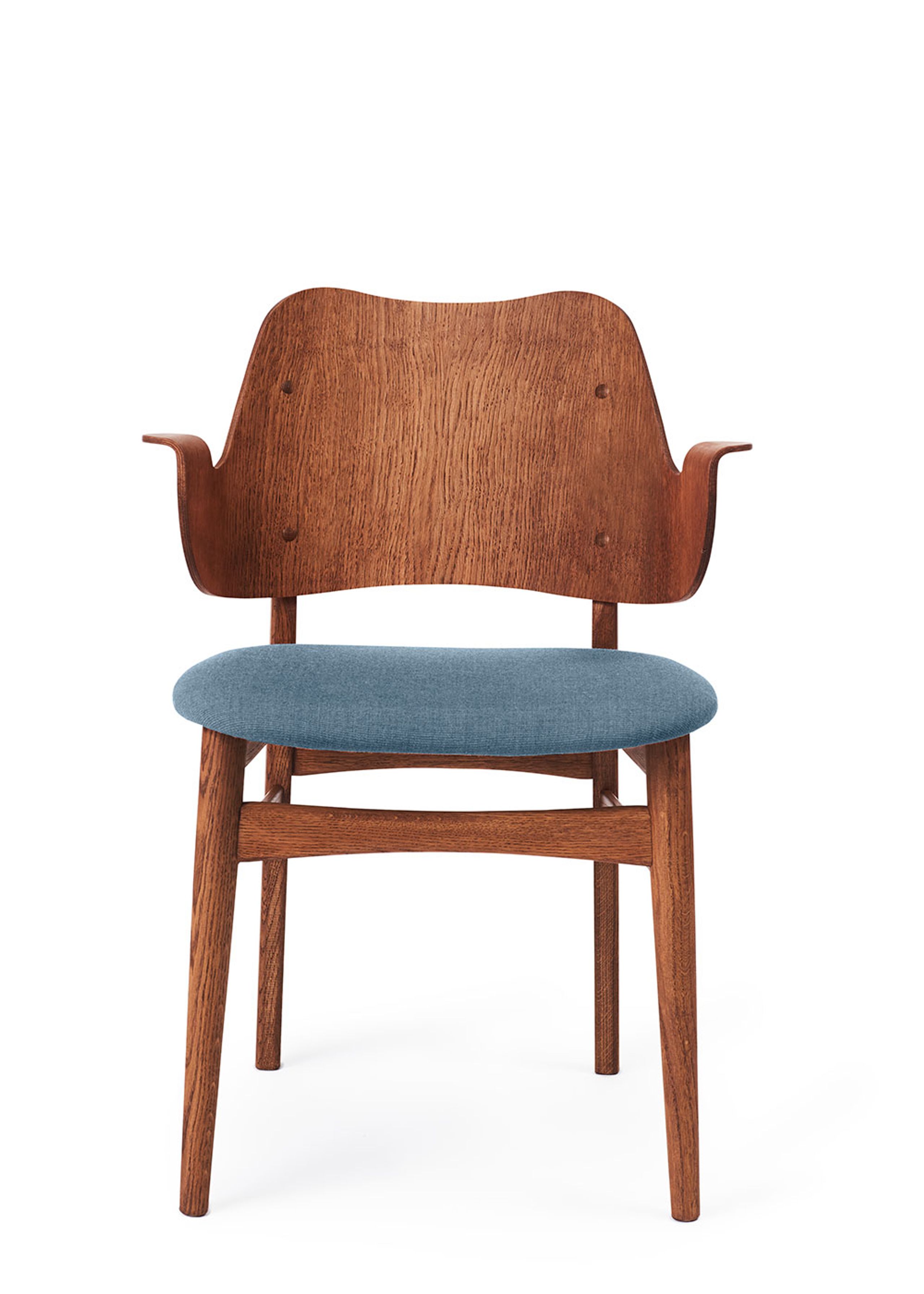 Warm Nordic - Chair - Gesture Chair / Teak Oiled Oak - Canvas 734 (Denim Blue)