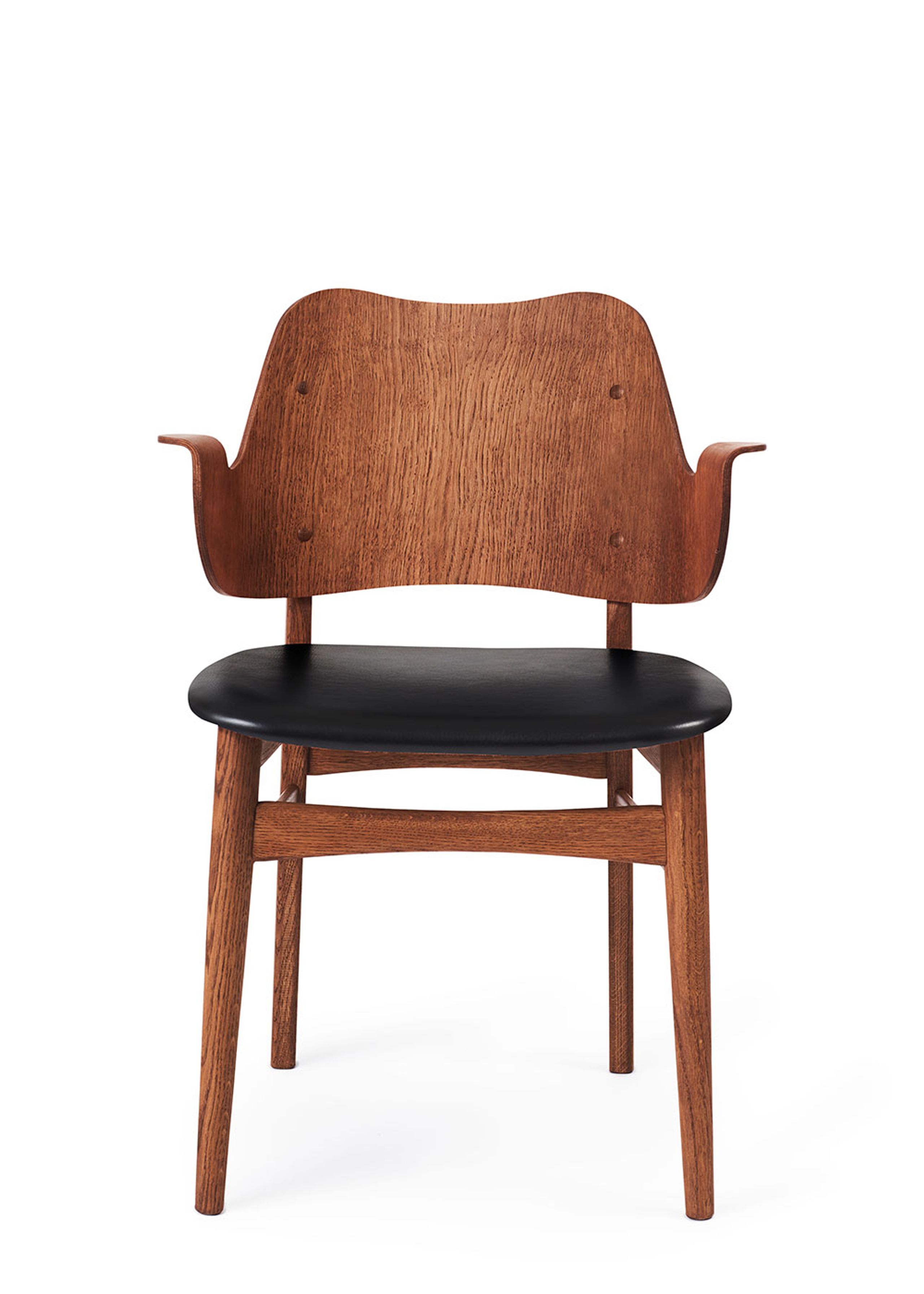 Warm Nordic - Stol - Gesture Chair / Teak Oiled Oak - Prescott 207 (Black)