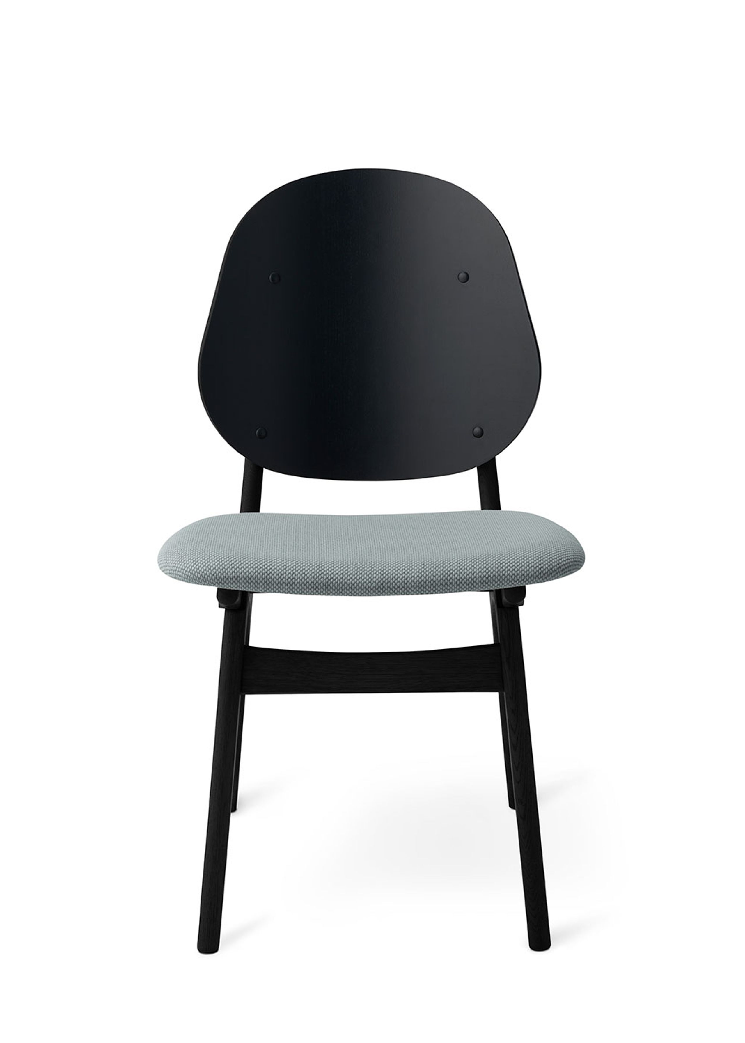 Warm Nordic - Chair - Noble Chair / Black Lacquered Oak - Merit 016 (Minty Grey)