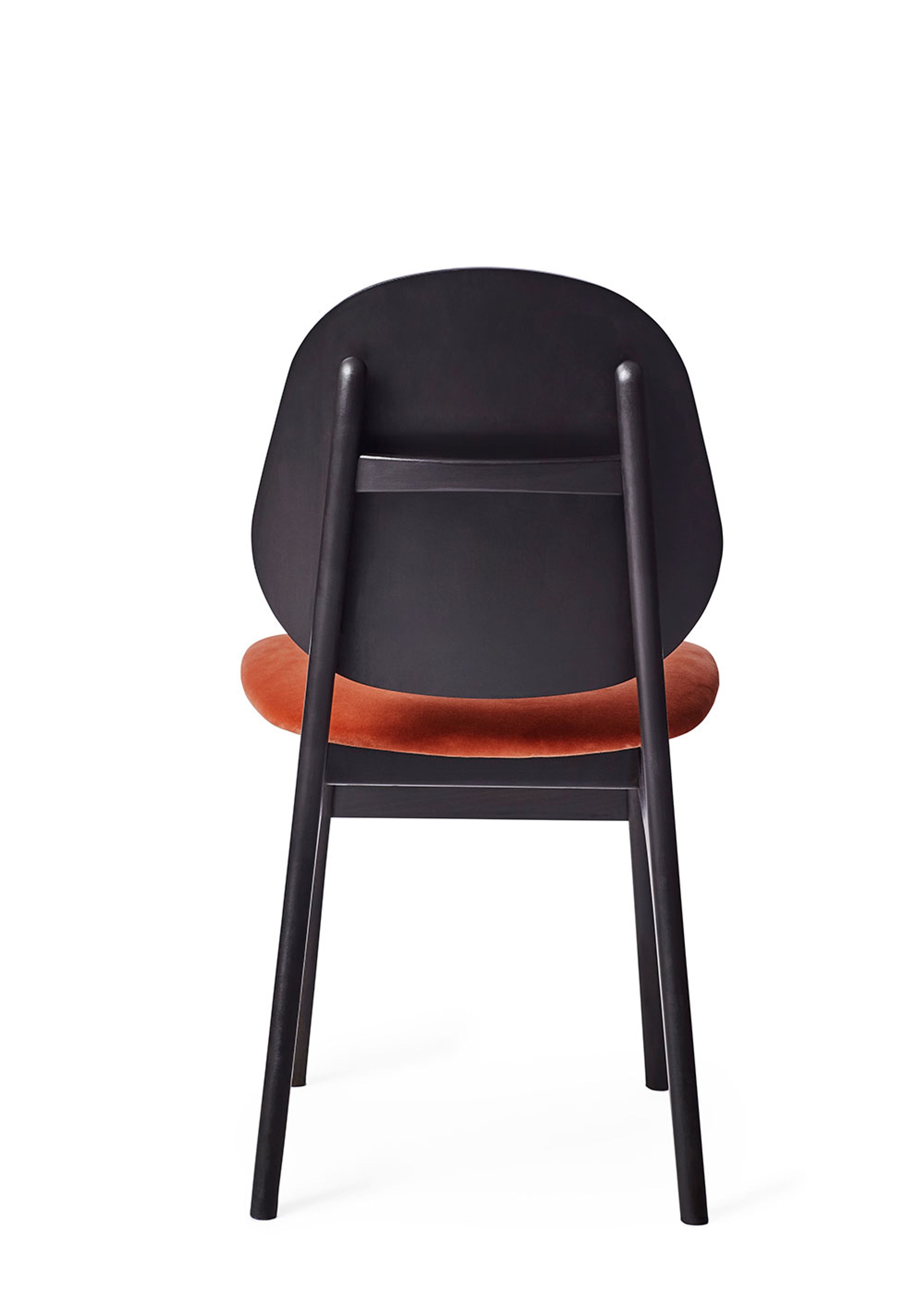 Warm Nordic - Stuhl - Noble Chair / Black Lacquered Oak - Ritz 3701 (Brick Red)