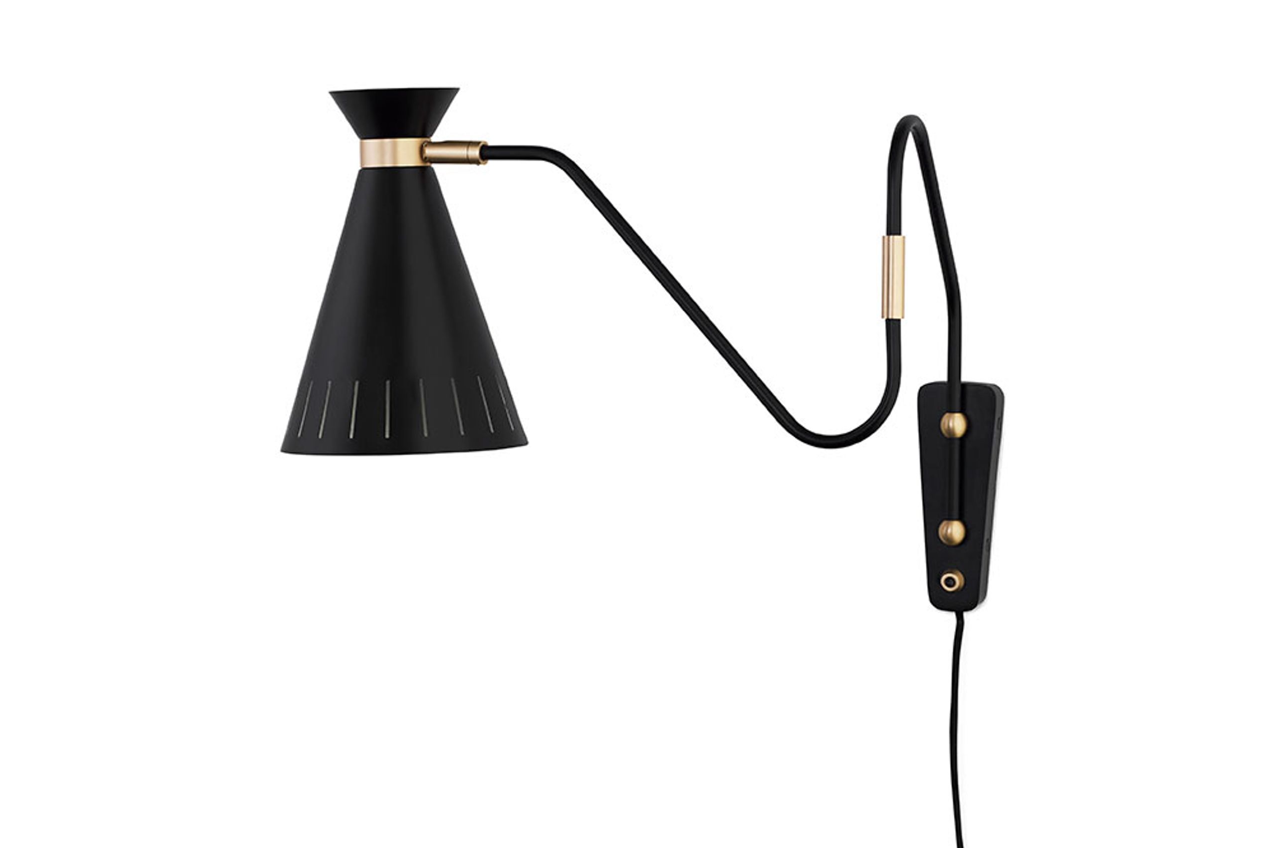 Warm Nordic - Væglampe - Cone / Wall Lamp - Black Noir