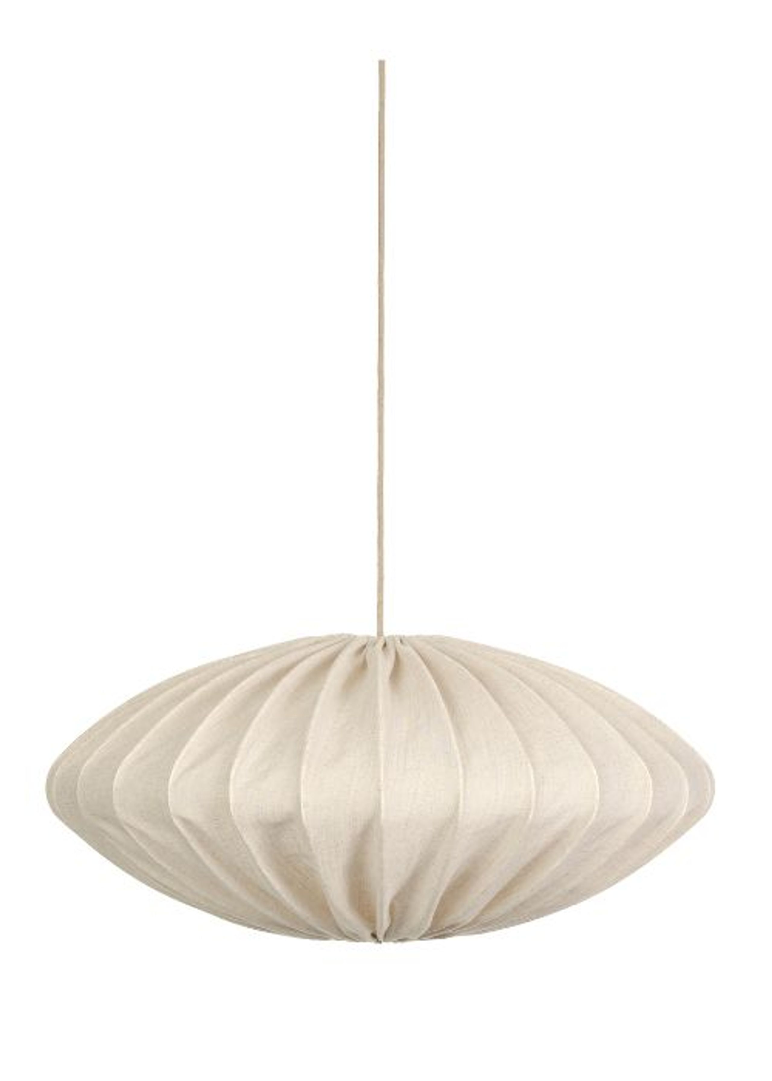 Watt & Veke - Pendant Lamp - Ellipse Linen - Natural - Small