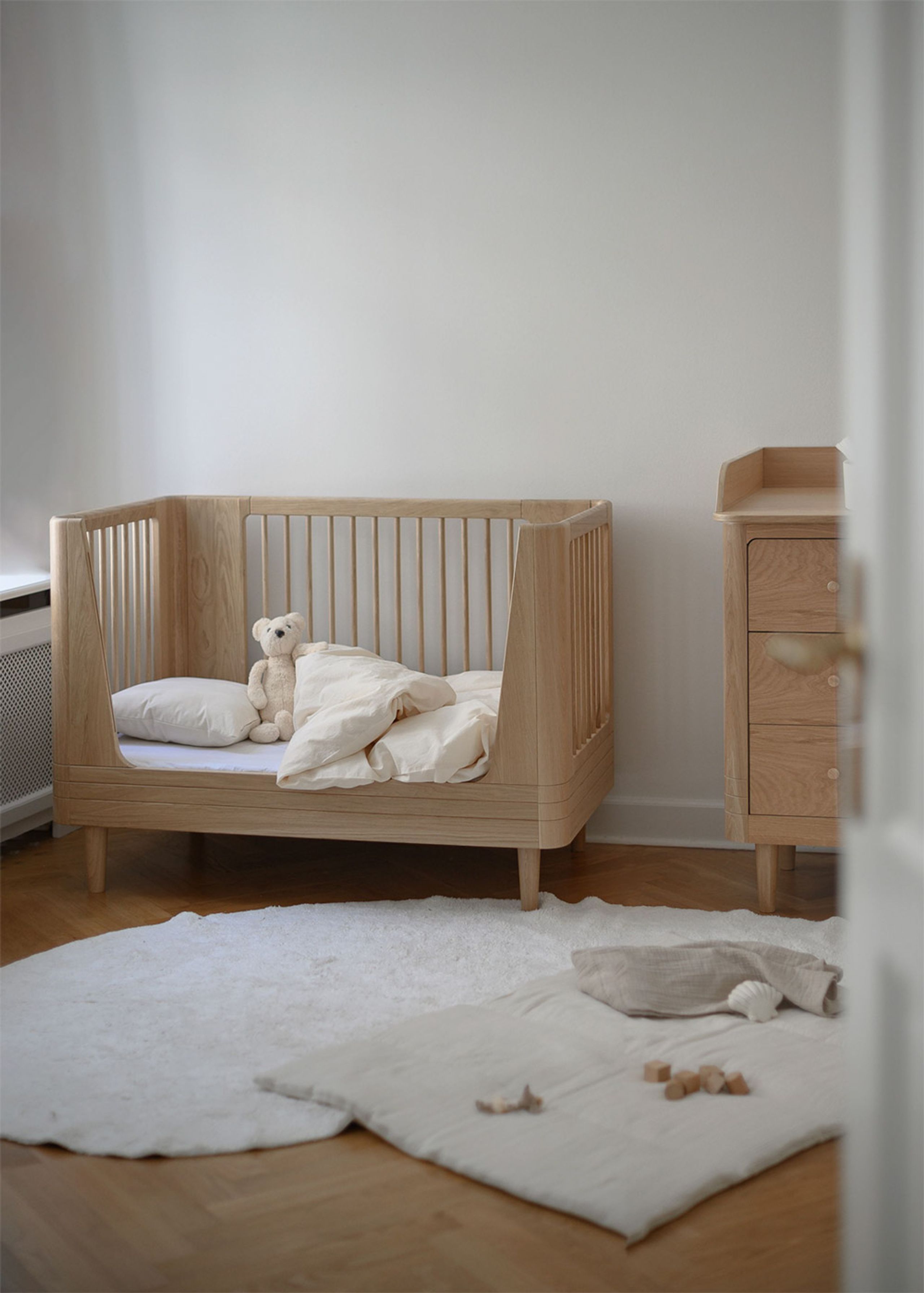 We Are Bitte - Børnemadras - Mattress For Baby Bed - Cotton velour