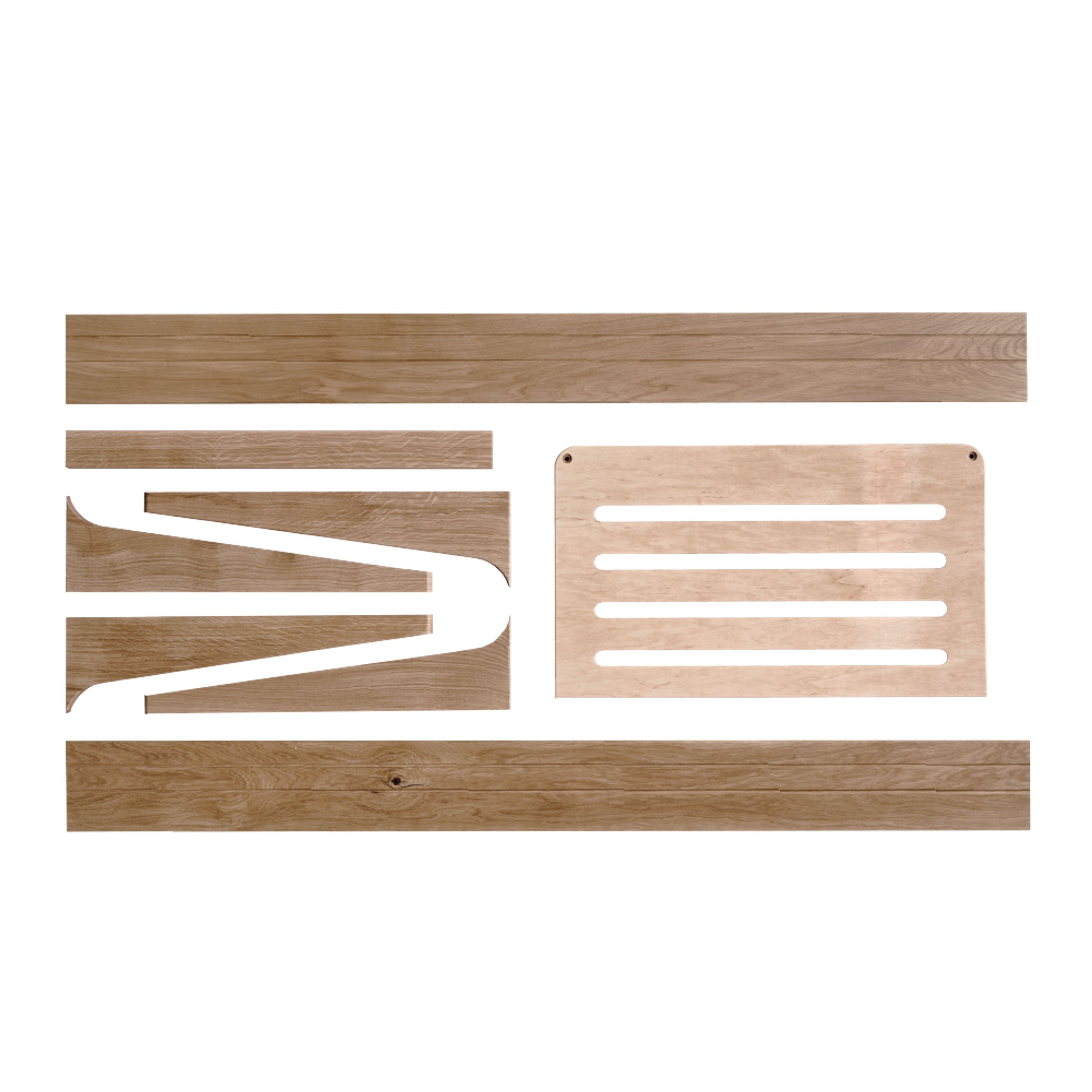 We Are Bitte - Children's bed - Extension kit - Oak