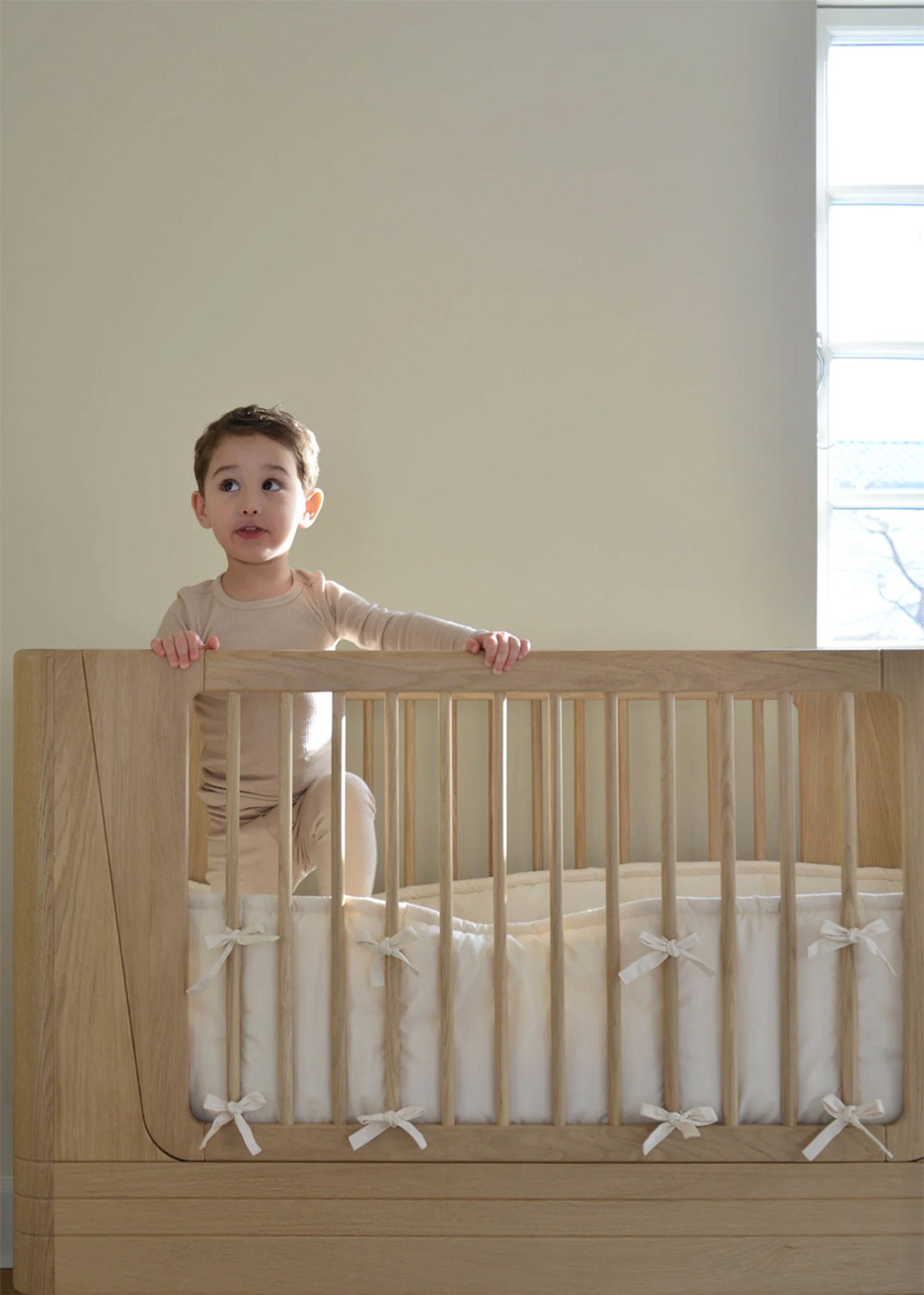 We Are Bitte - Nestchen - Bed Bumper - Light Sand