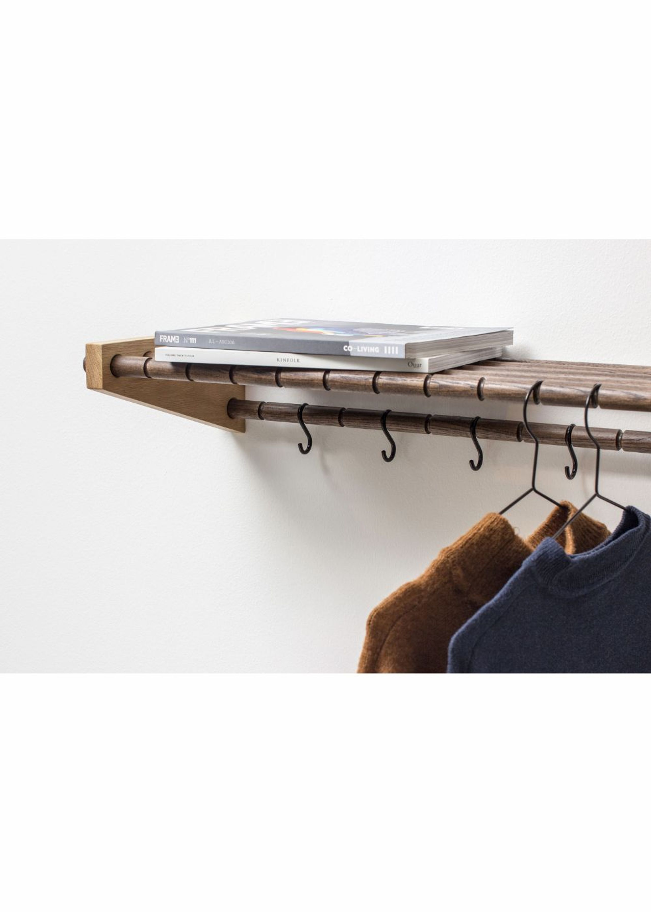 WeDoWood - Hutablage - Moodrack - Moodrack 98 cm - Light and dark Oak