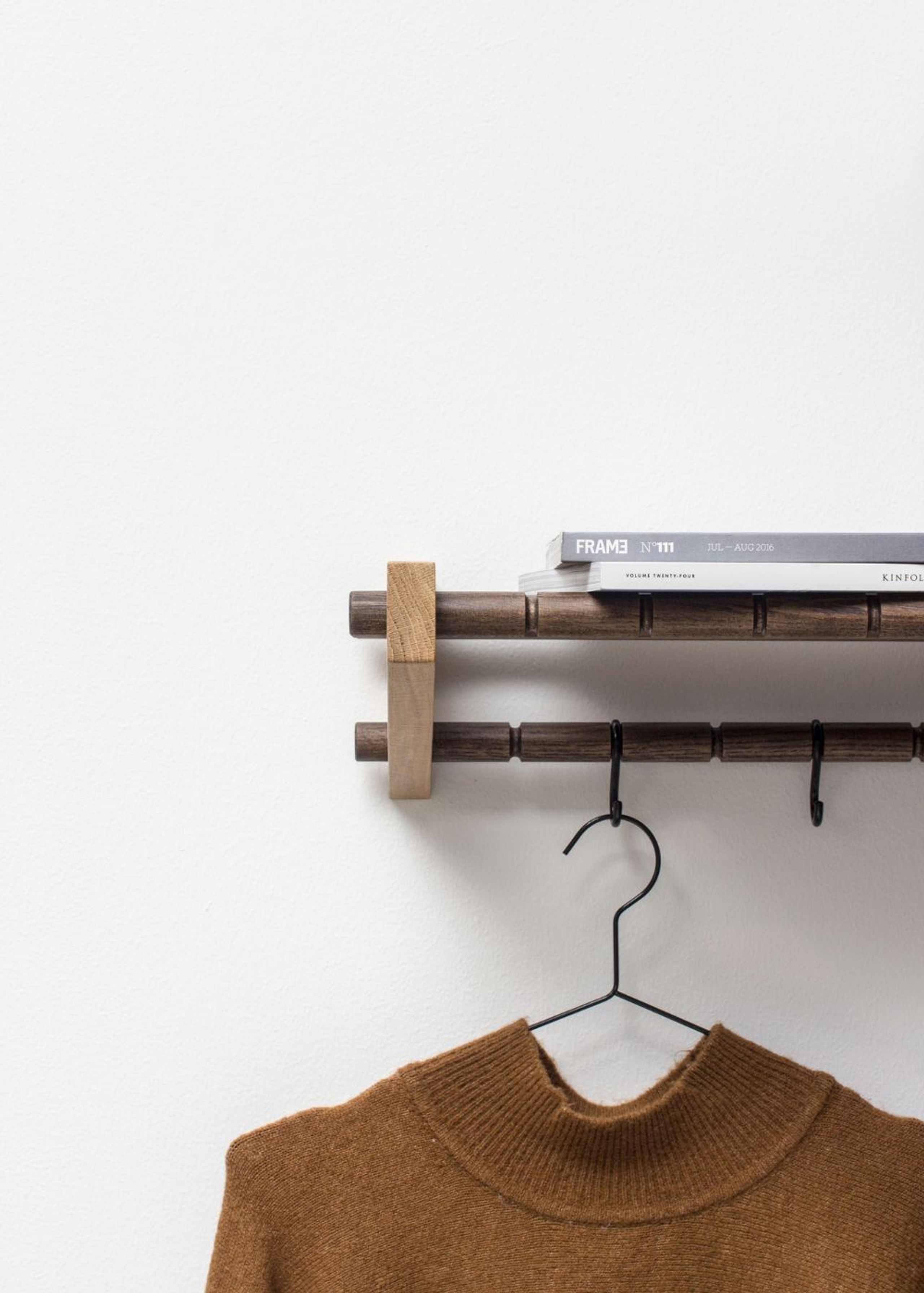 WeDoWood - Półka na kapelusze - Moodrack - Light and dark Oak - Medium