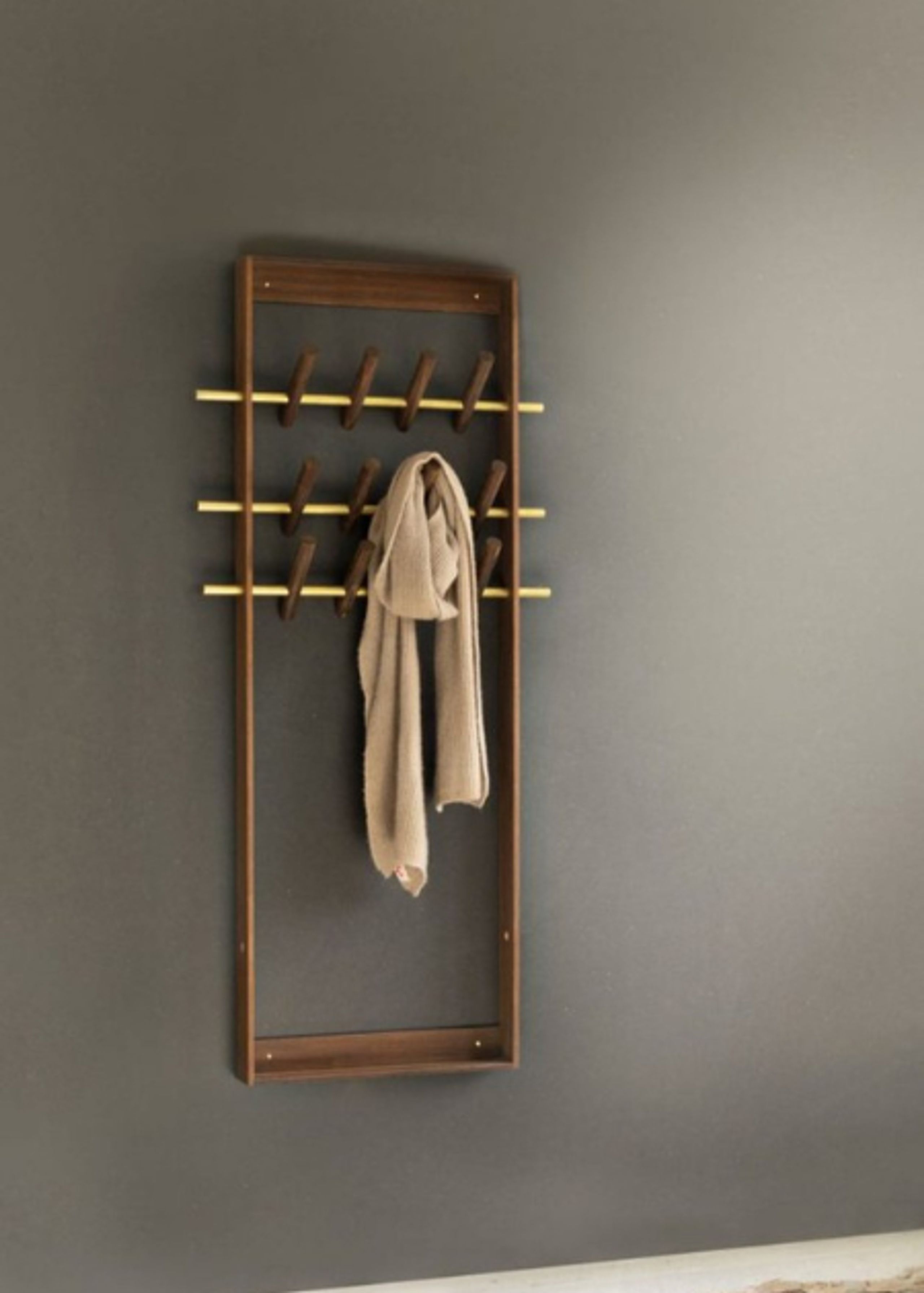 WeDoWood - Haken - Coat Frame - Bamboo - Black Steel