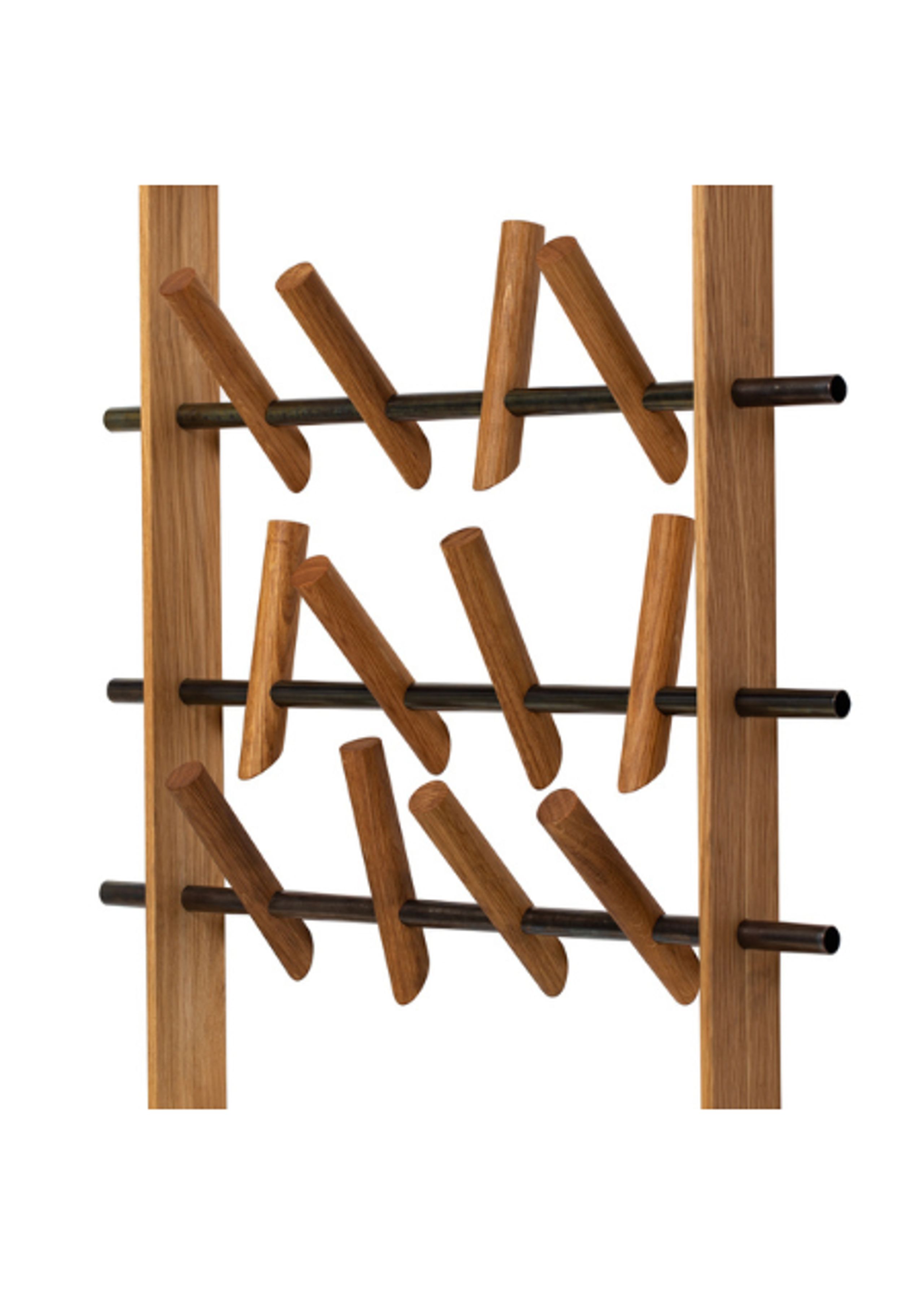WeDoWood - Haken - Coat Frame - Bamboo - Black Steel