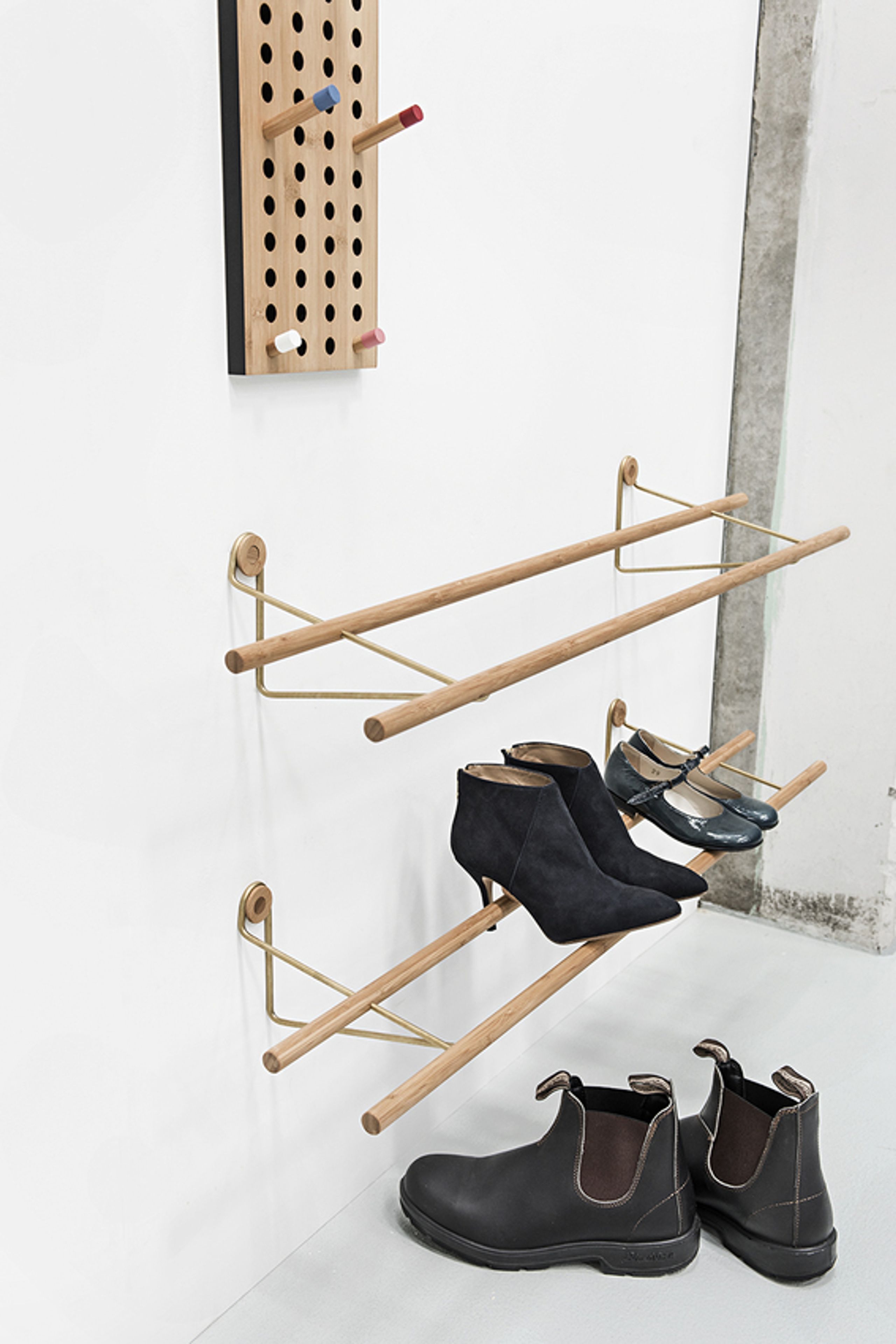 WeDoWood - Shoe Rack - Shoe Rack - WeDoWood - Bamboo/Brass - Large