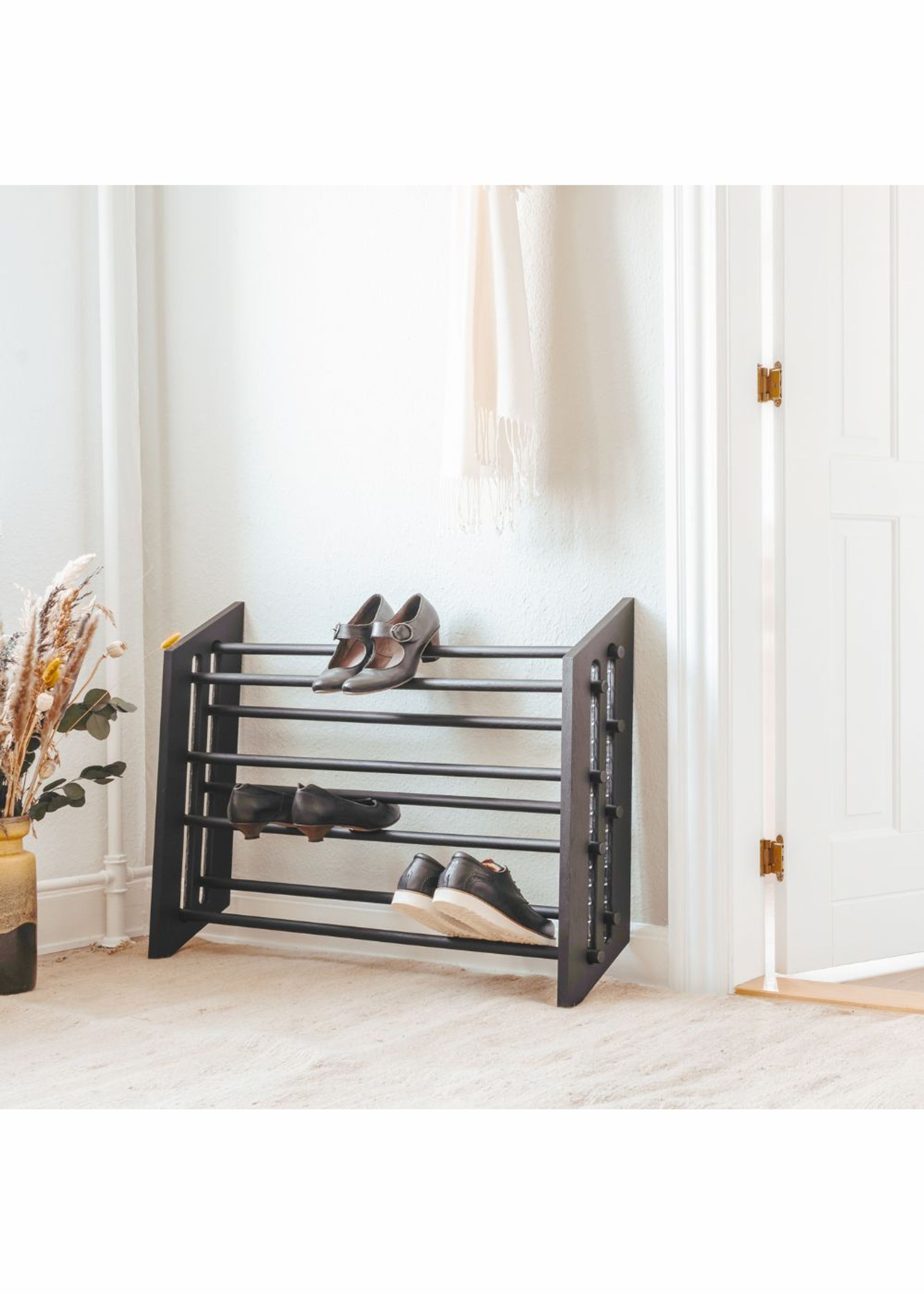 WeDoWood - Shoe Rack - Moodstand - Black Oak - Medium