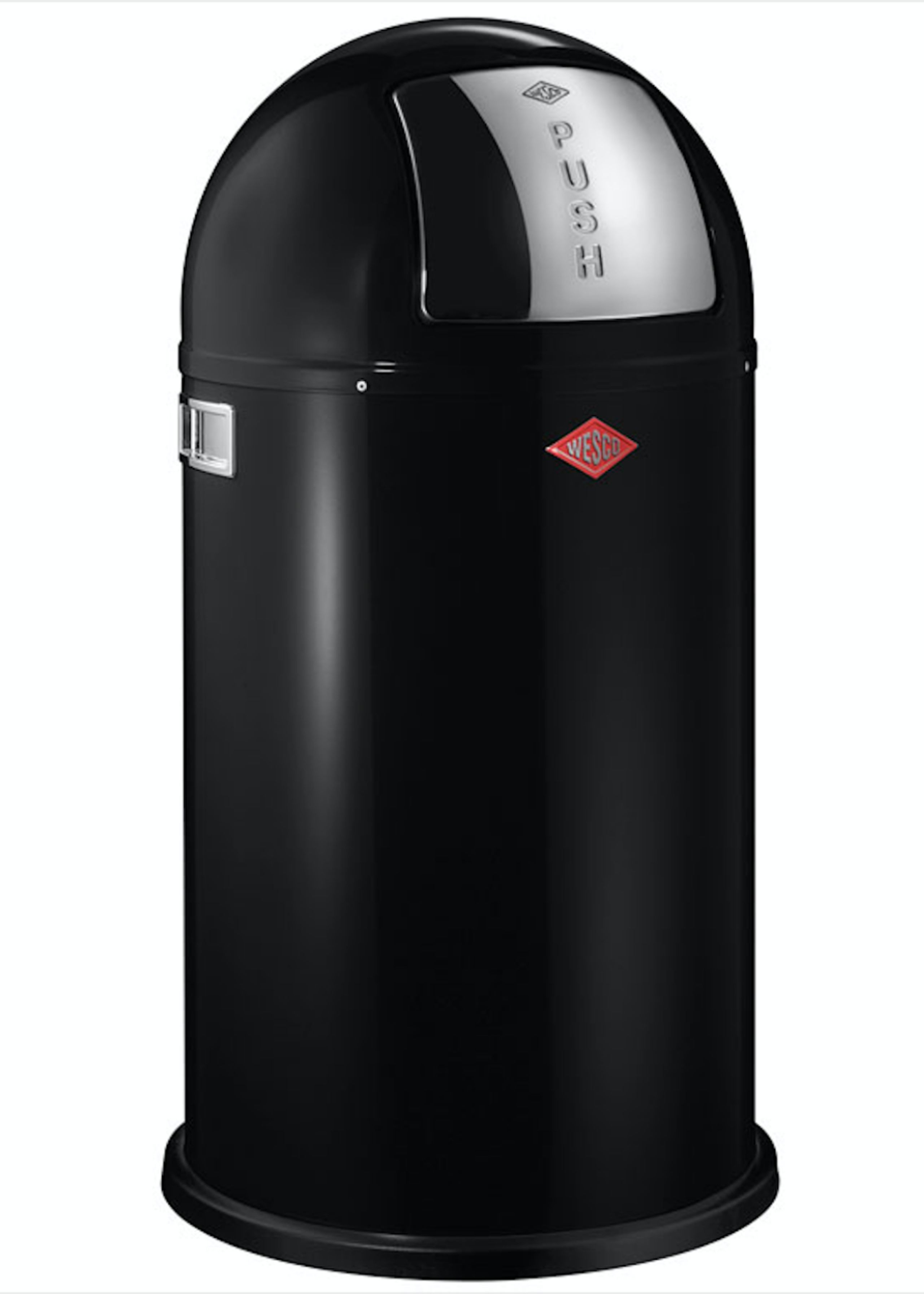 Wesco - Trash Can - Pushboy - Black