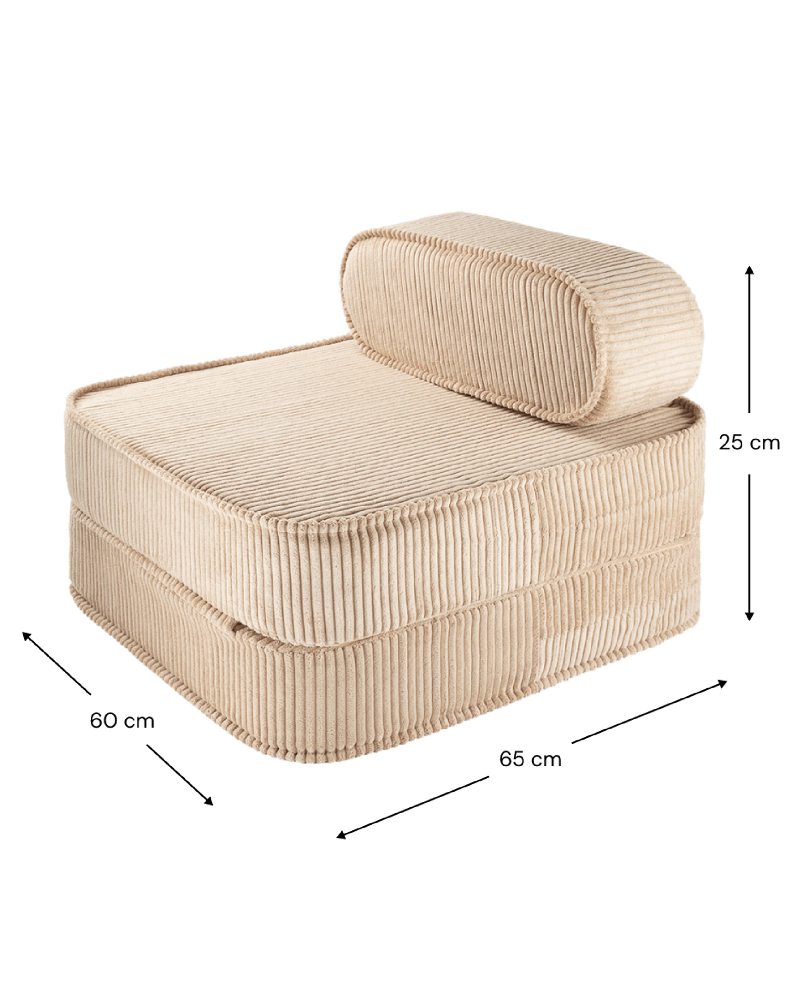 Wigiwama - Kids chair - Flip Chair - Brown Sugar