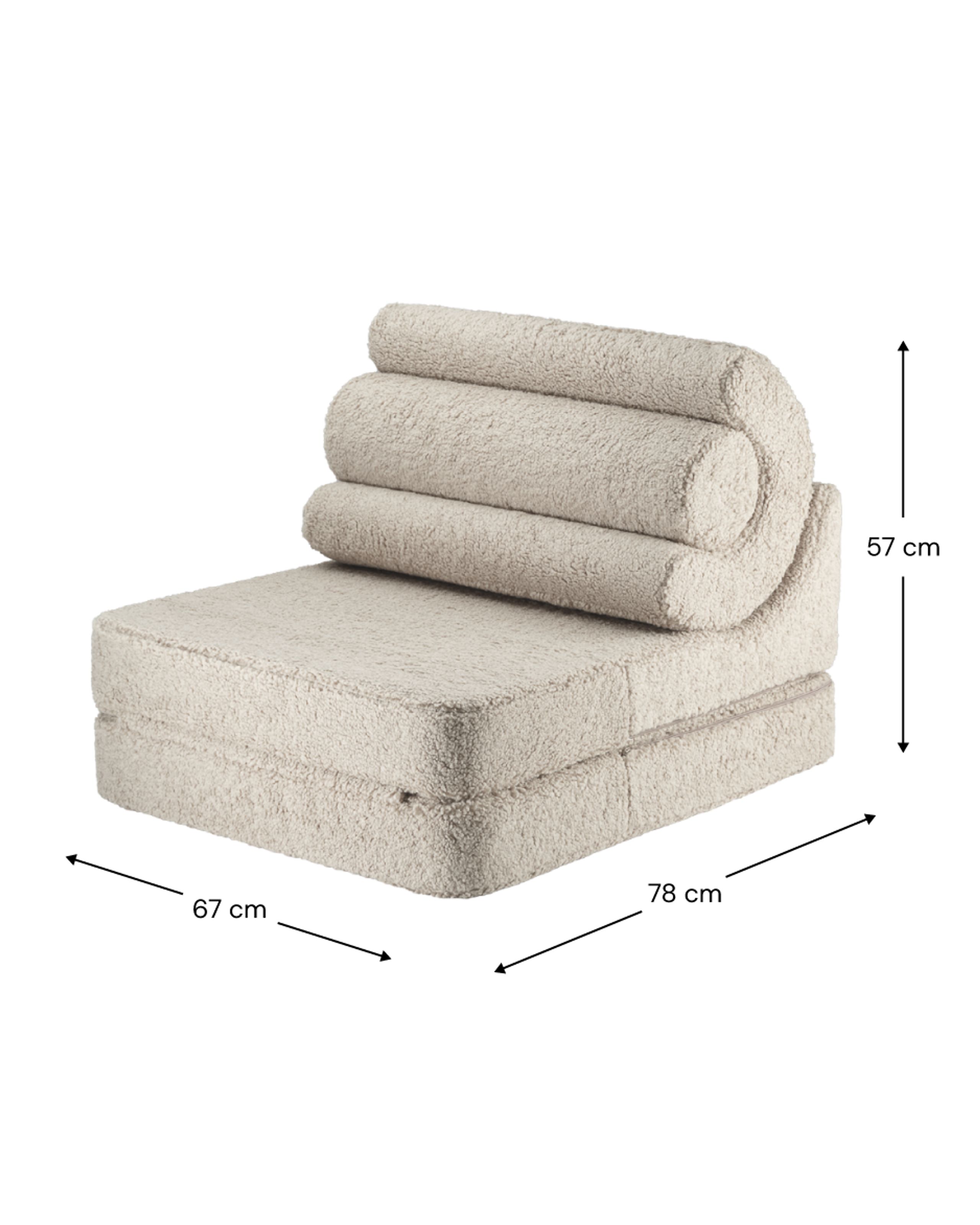 Wigiwama - Křeslo do obývacího pokoje - Flipster Chair - Biscuit