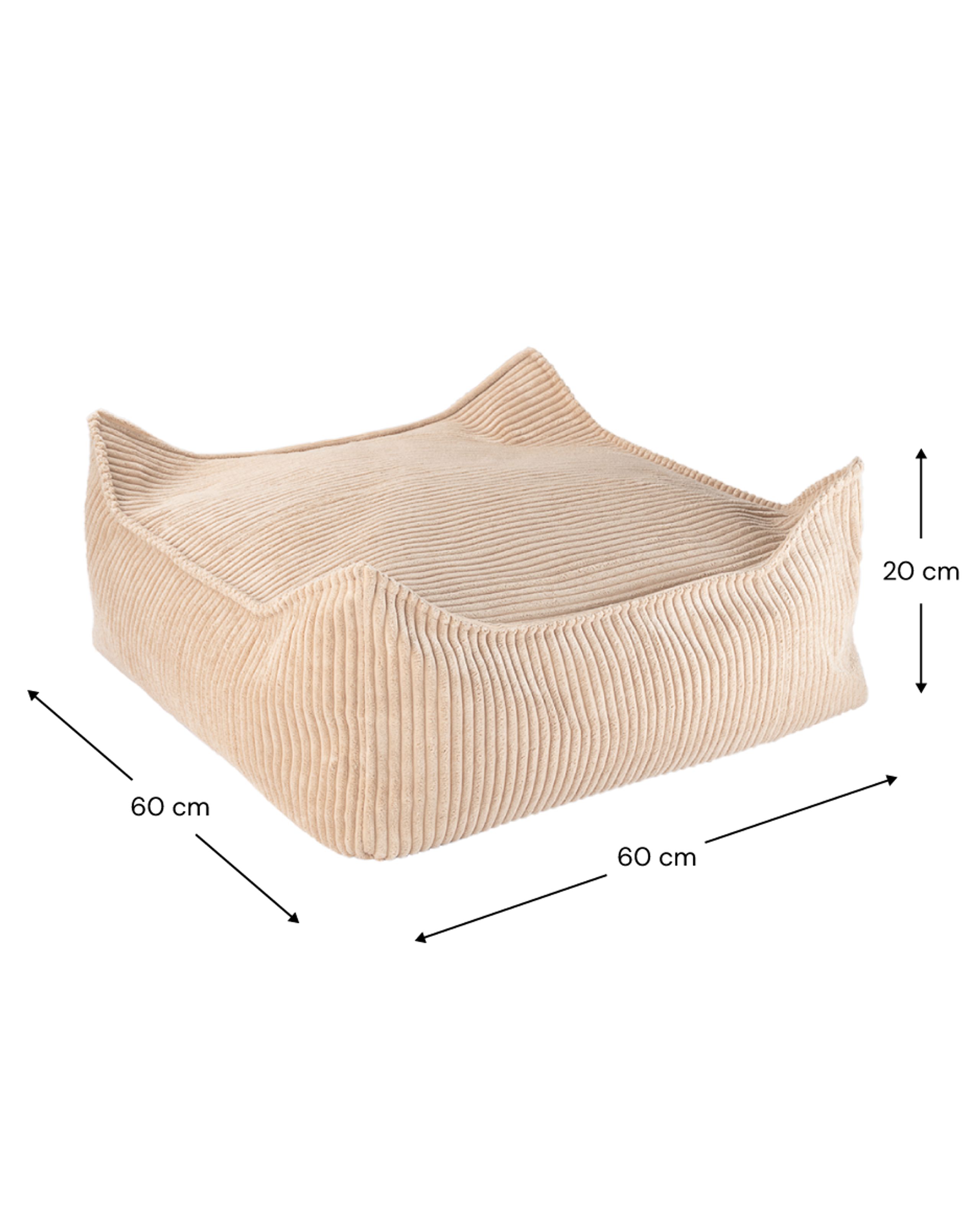 Wigiwama - Ottomane - Square Ottoman - Brown Sugar