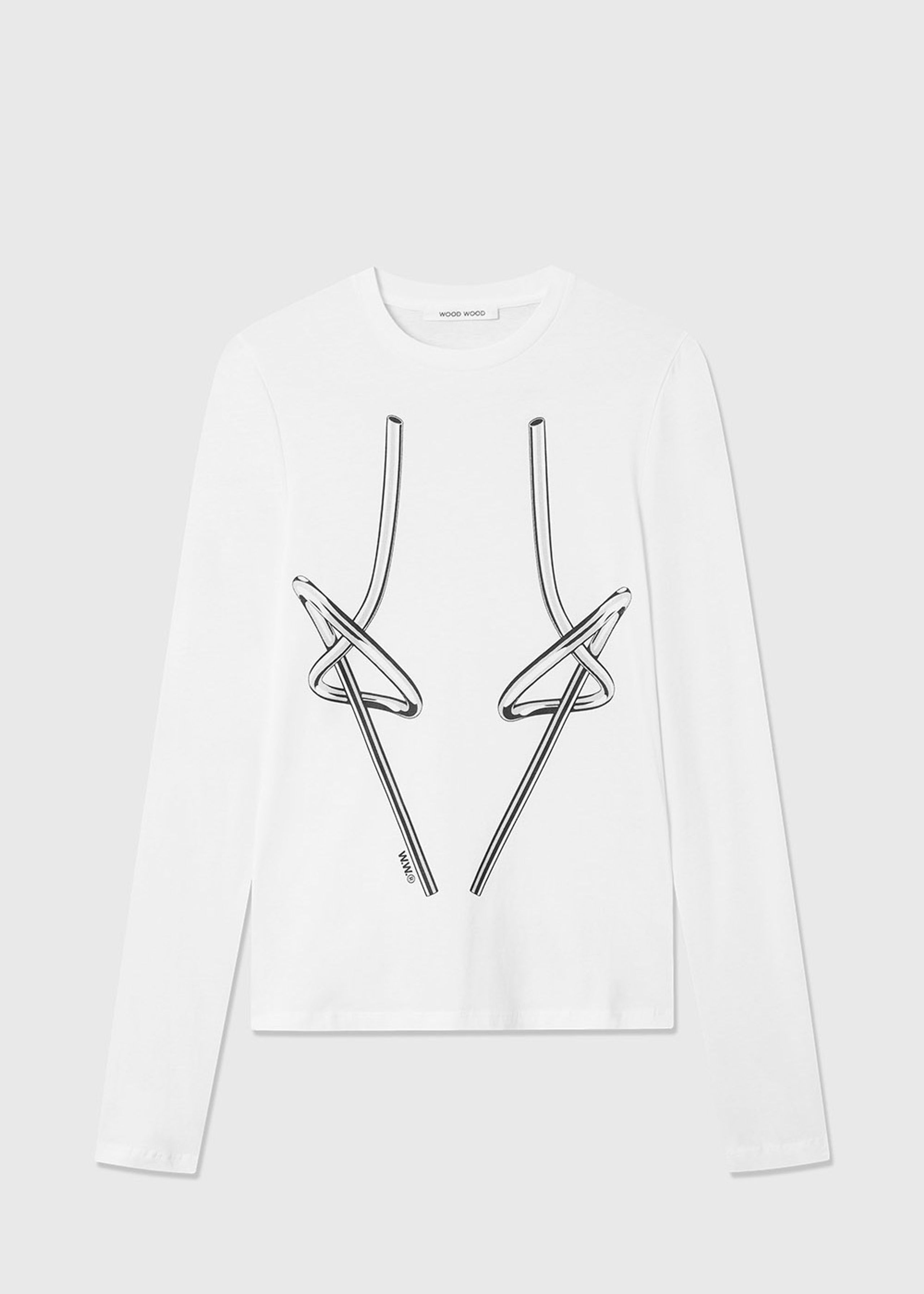 Wood Wood - Bluse - Emma Metal LS - White