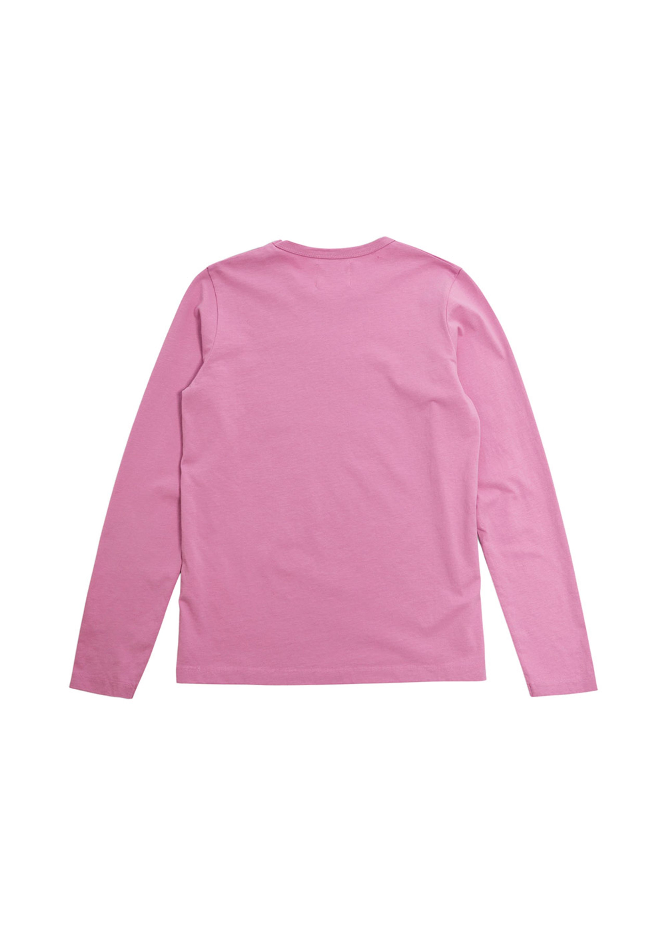 Wood Wood - Blouse - Moa Stacked Logo Long Sleeve - Rosy lavender