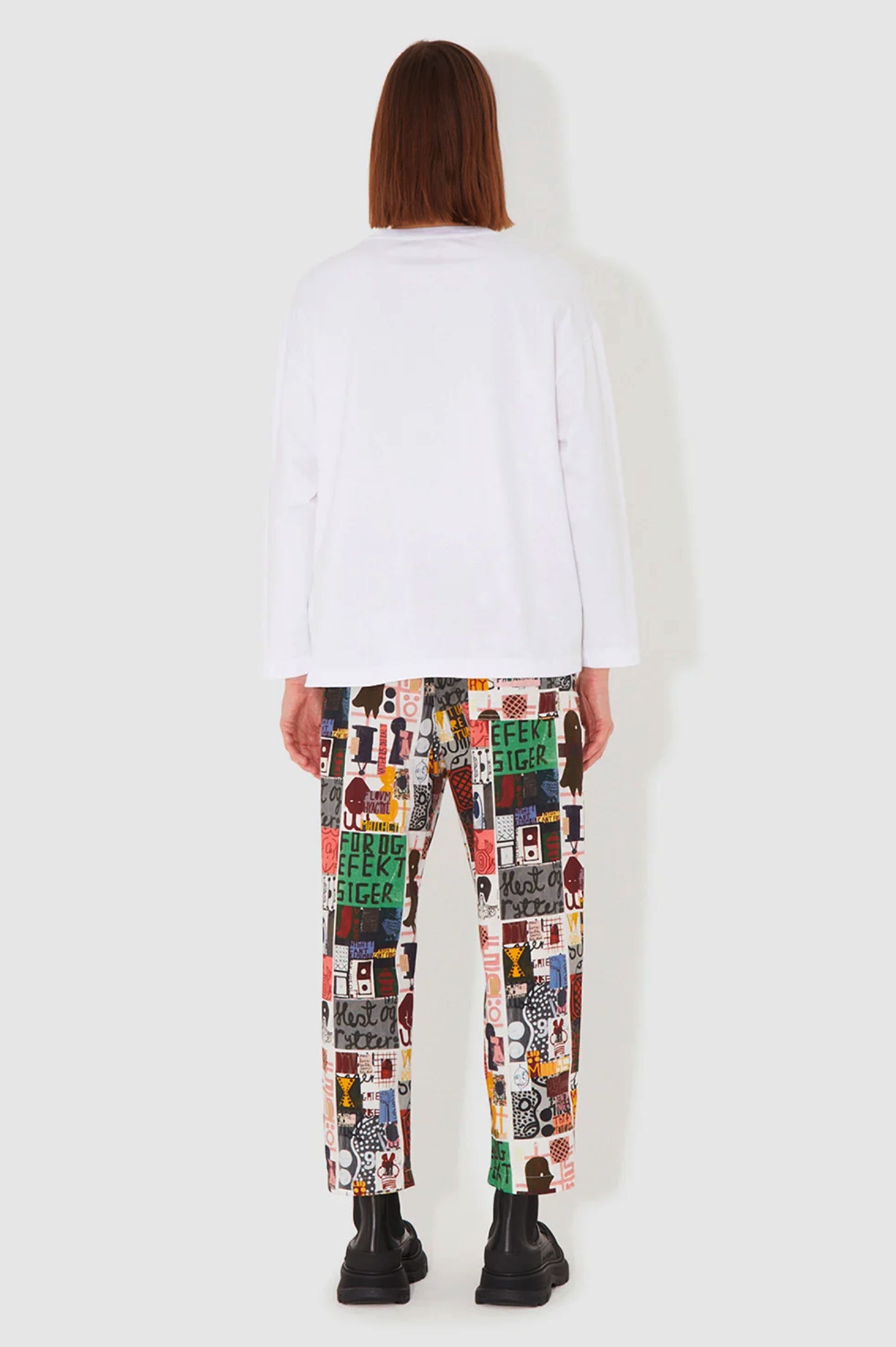 Wood Wood - Pants - Louisiana Collage Trousers - Multicolor